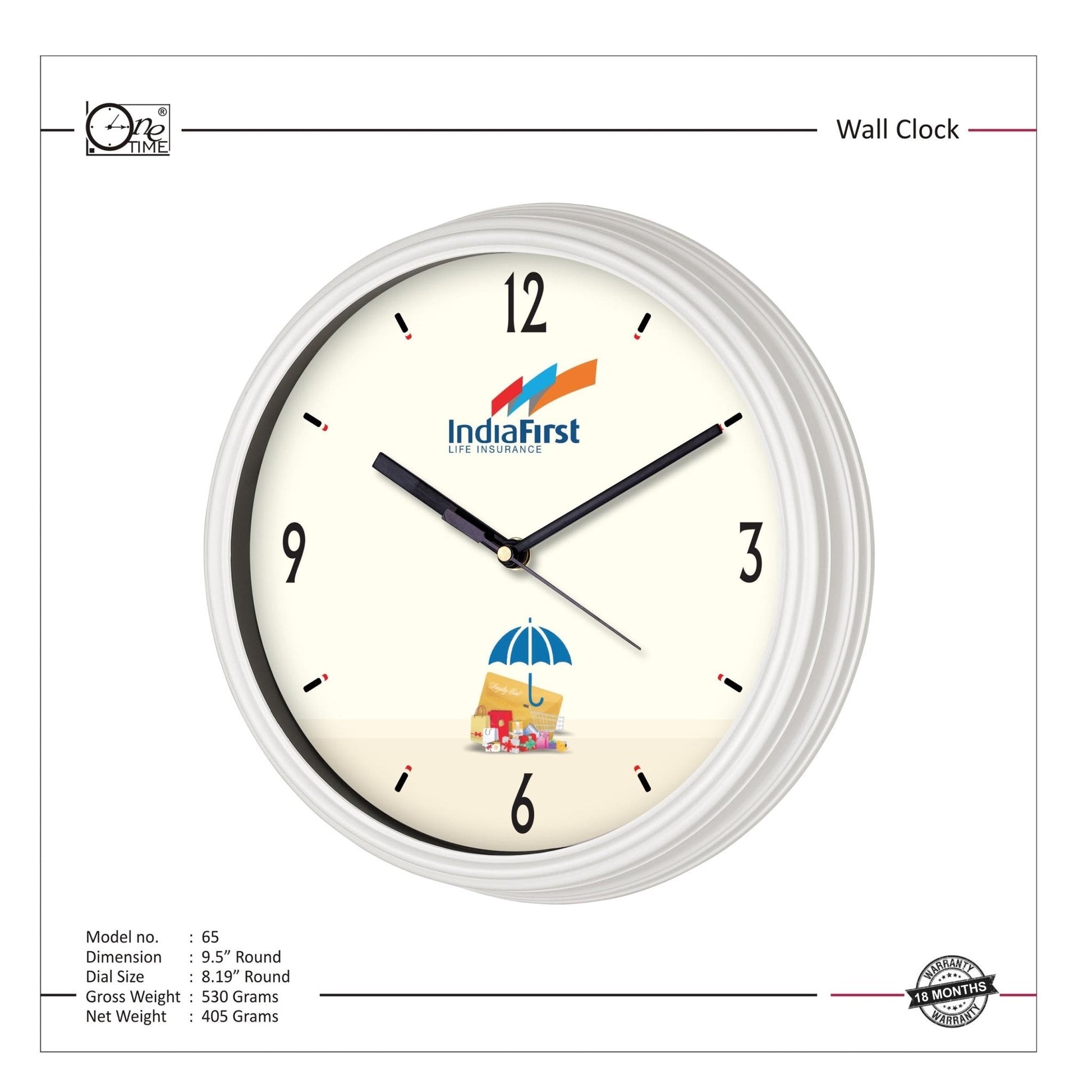 Wall Clock Pattern 65 MARSH Stationery