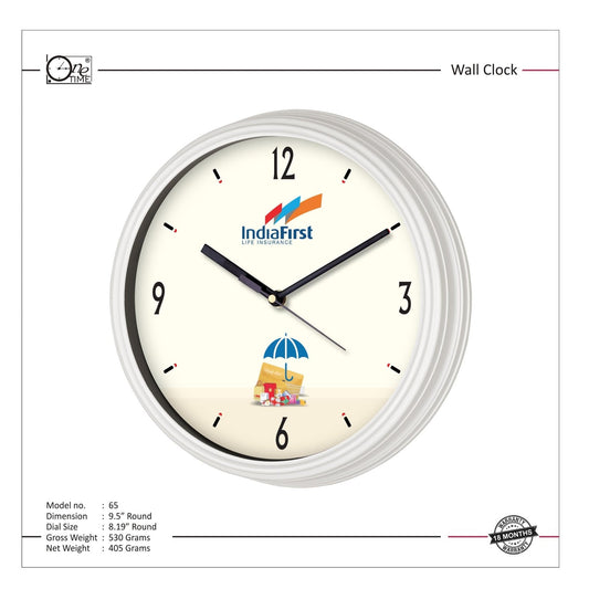 Wall Clock Pattern 65 MARSH Stationery