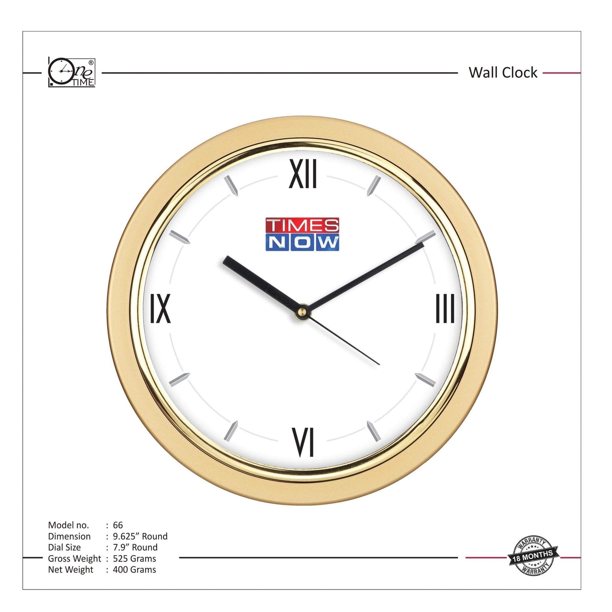 Wall Clock Pattern 66 MARSH Stationery