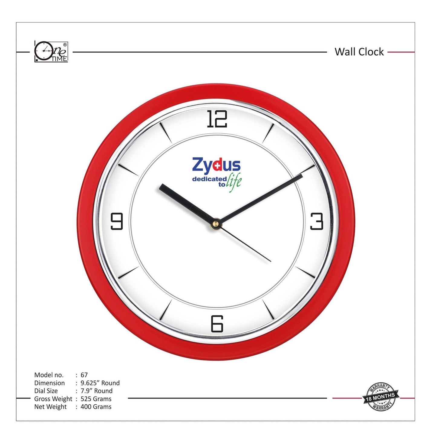 Wall Clock Pattern 67 MARSH Stationery