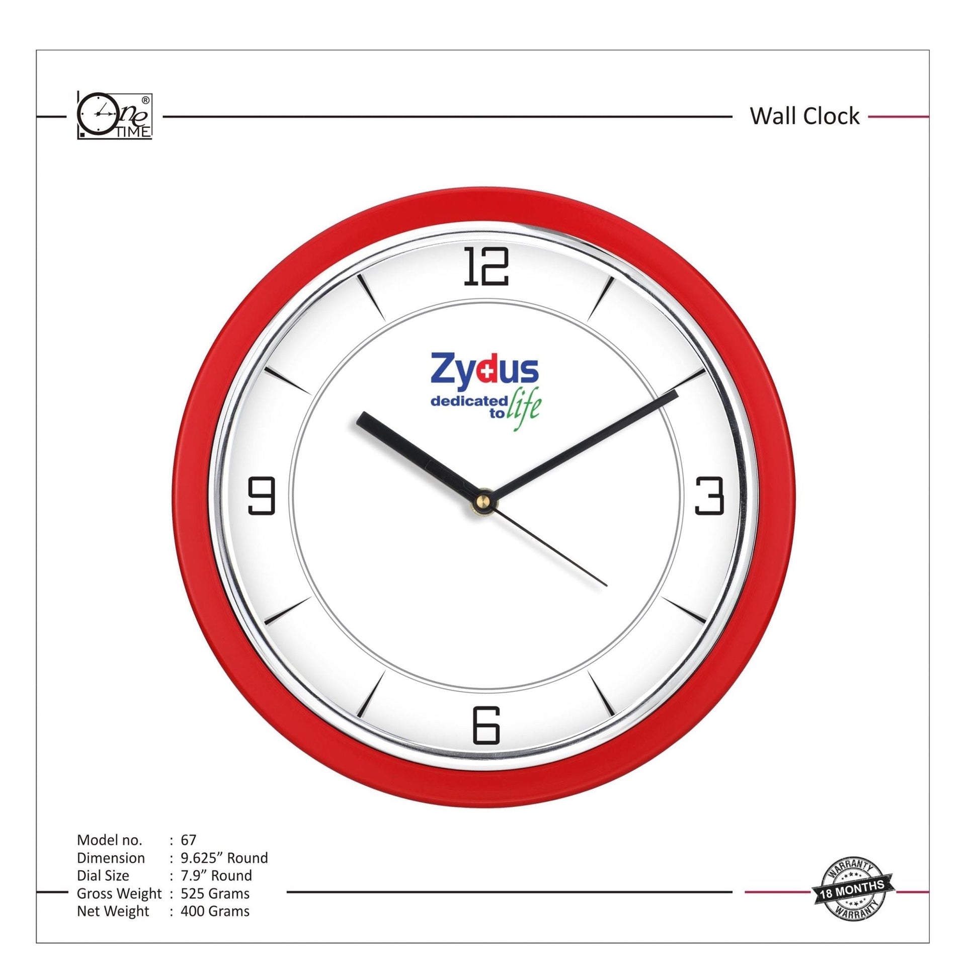 Wall Clock Pattern 67 MARSH Stationery