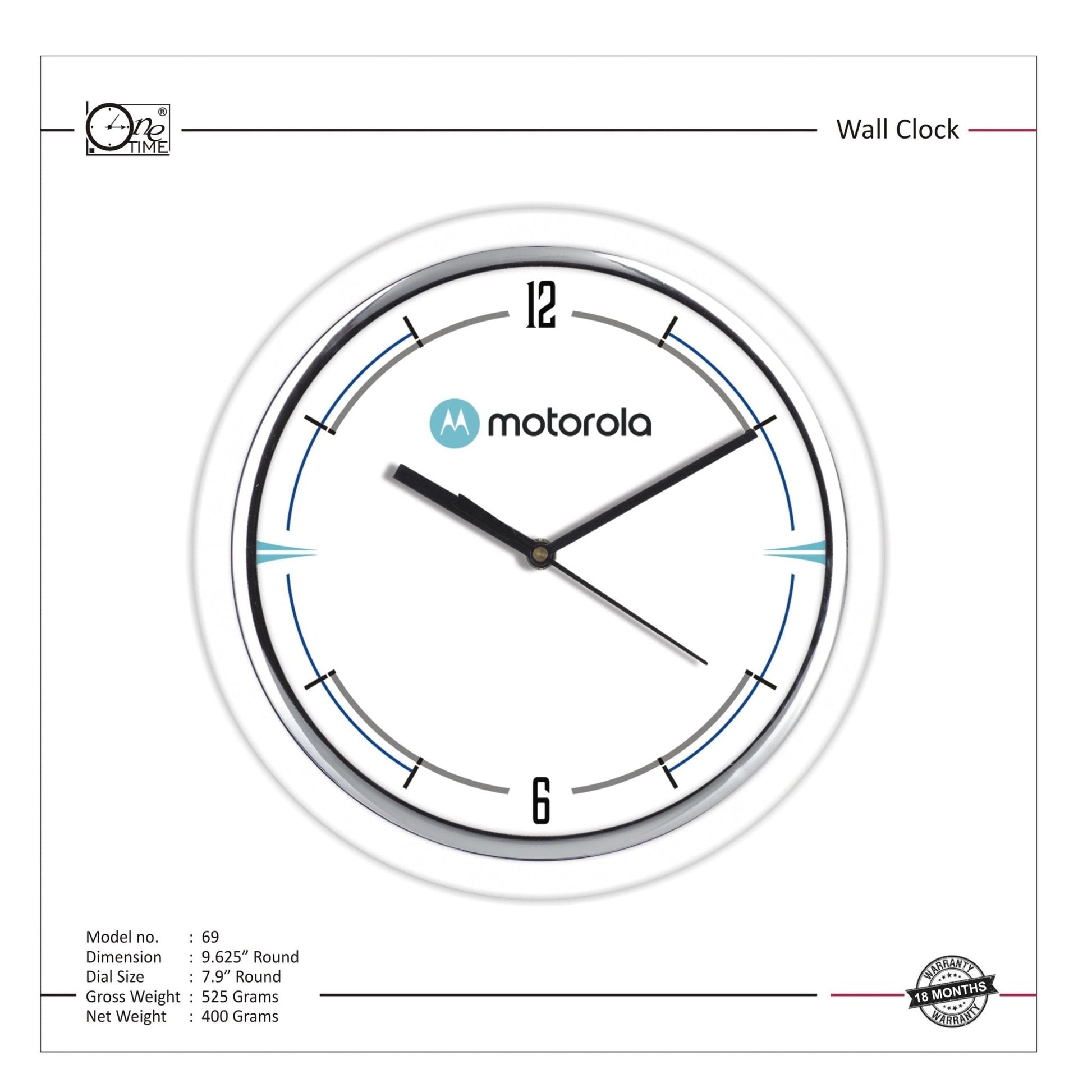 Wall Clock Pattern 69 MARSH Stationery
