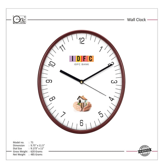 Wall Clock Pattern 71 MARSH Stationery