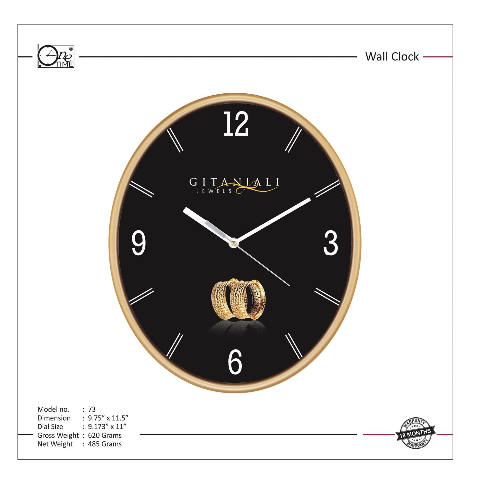 Wall Clock Pattern 73 MARSH Stationery