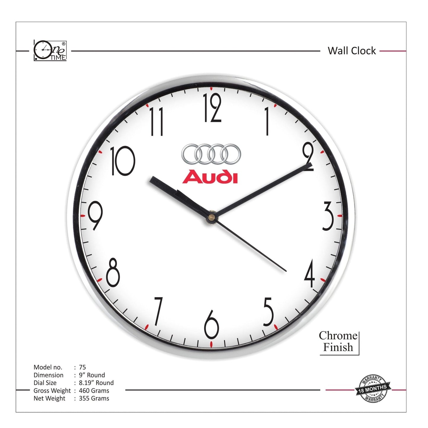 Wall Clock Pattern 75 MARSH Stationery