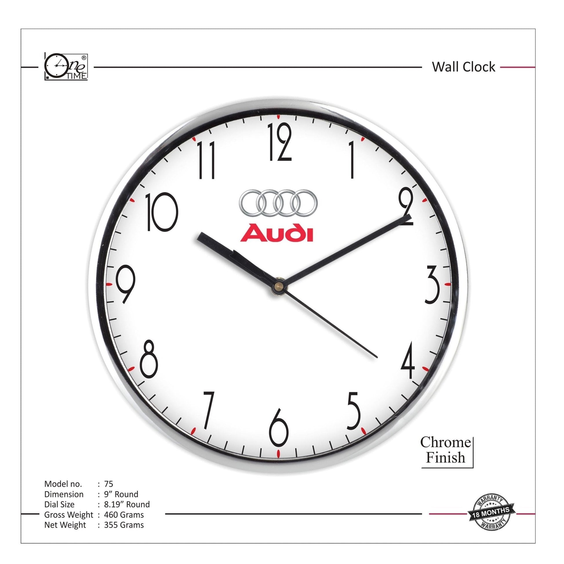 Wall Clock Pattern 75 MARSH Stationery