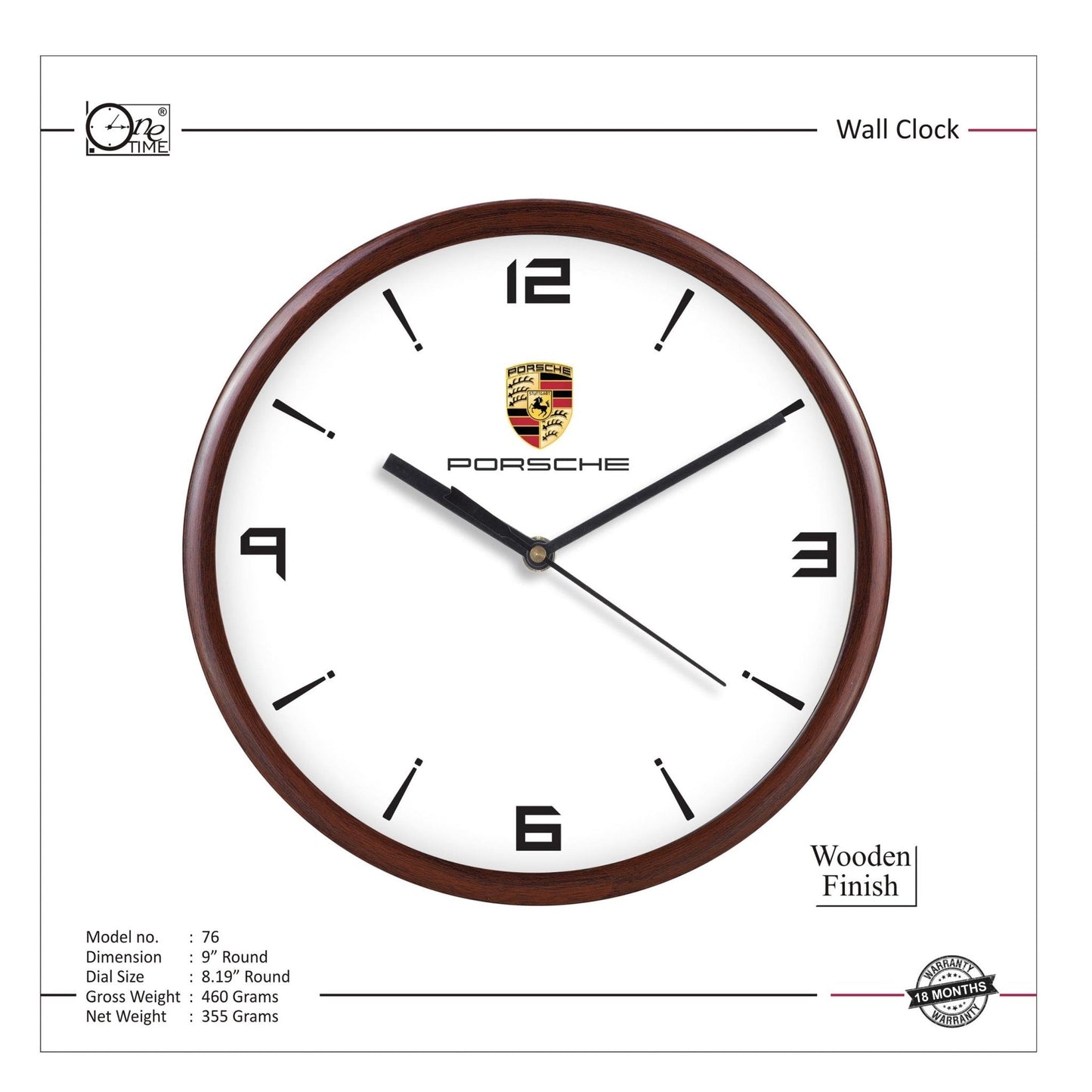 Wall Clock Pattern 76 MARSH Stationery
