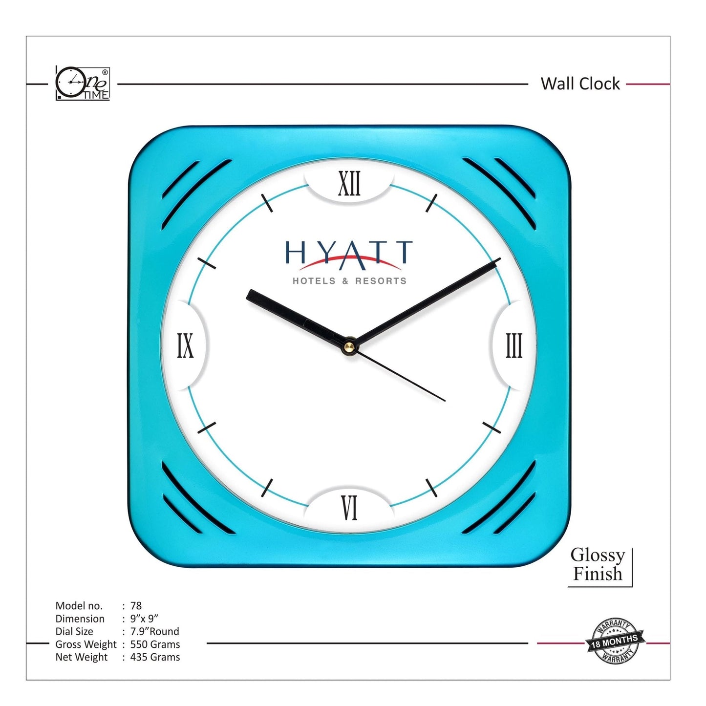 Wall Clock Pattern 78 MARSH Stationery