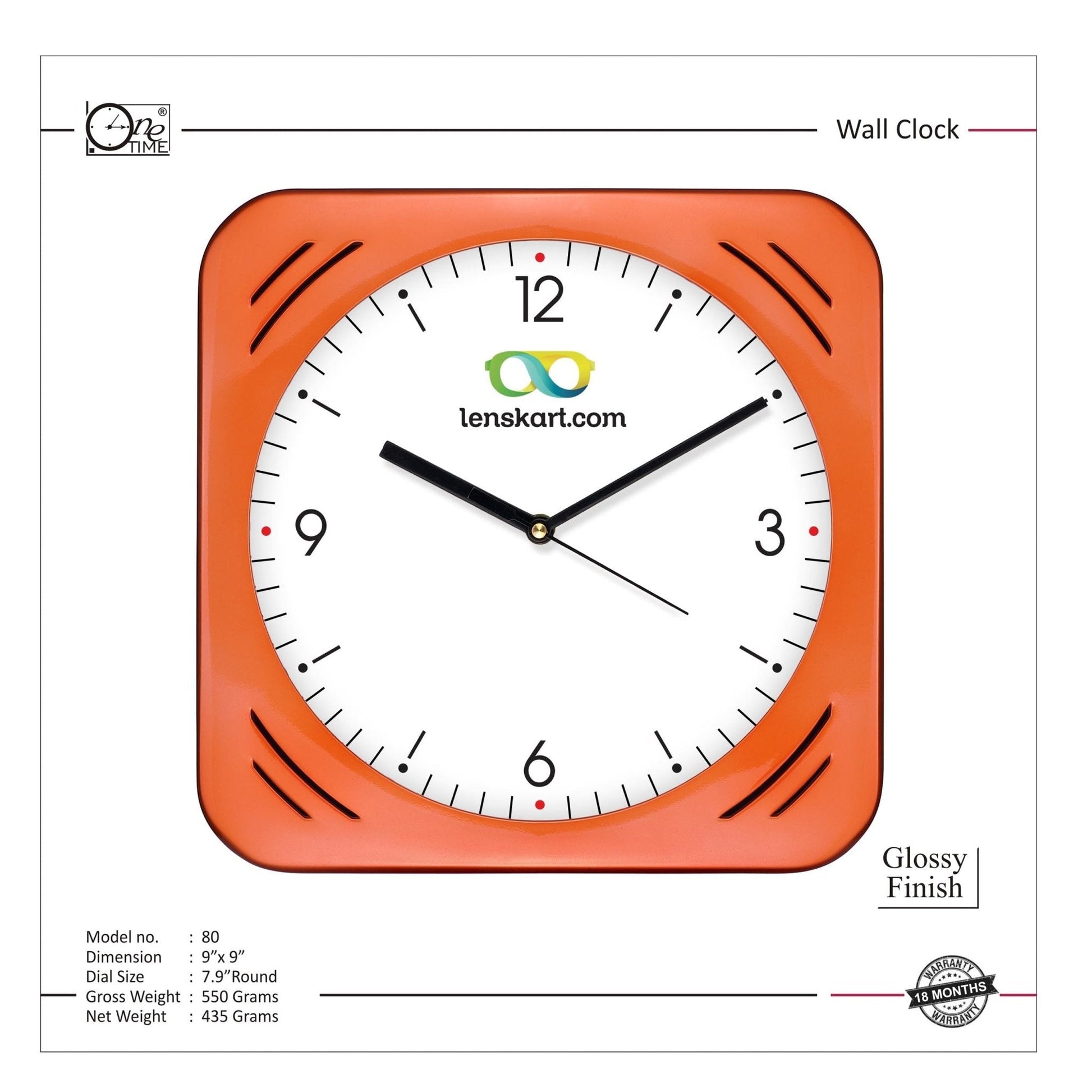 Wall Clock Pattern 80 MARSH Stationery