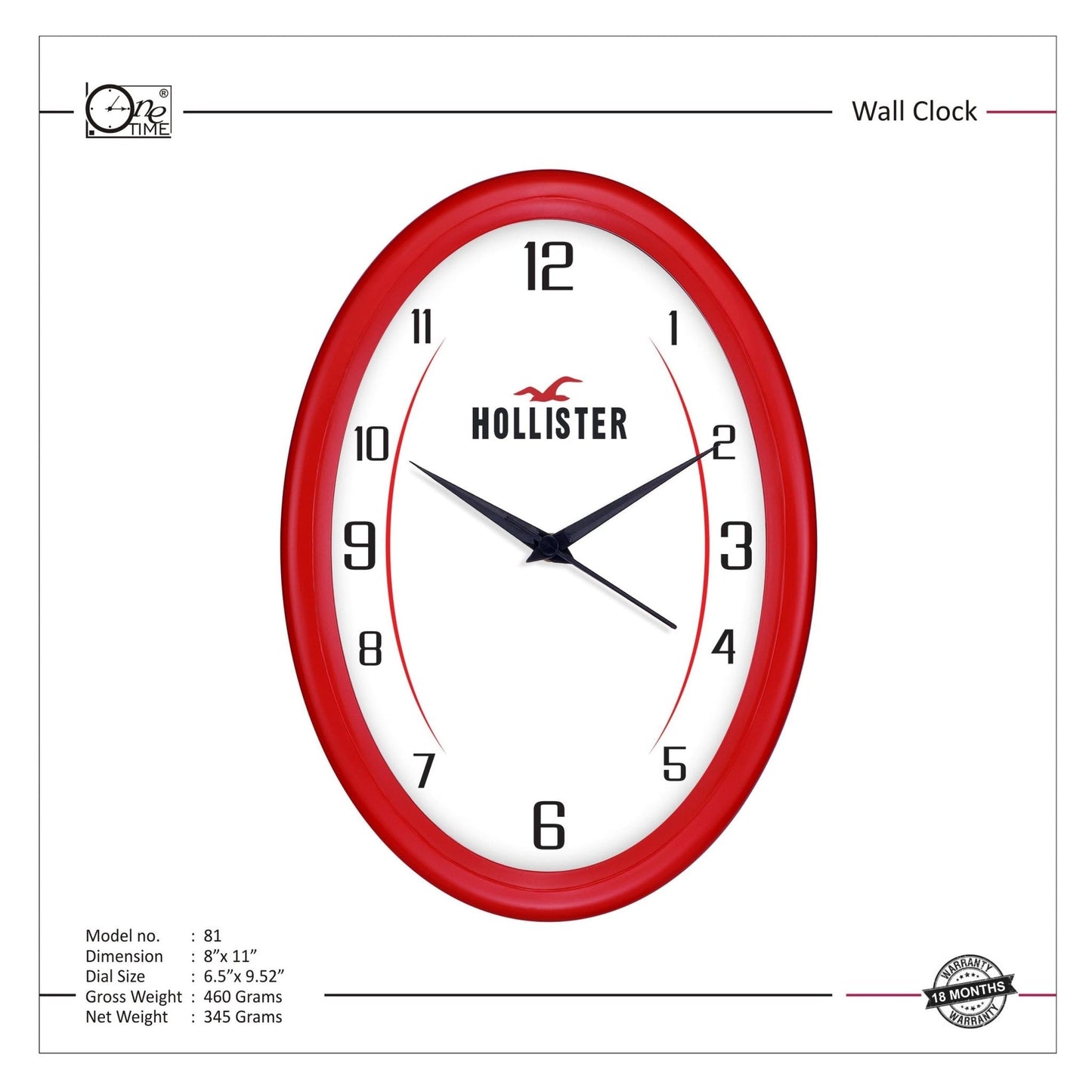 Wall Clock Pattern 81 MARSH Stationery