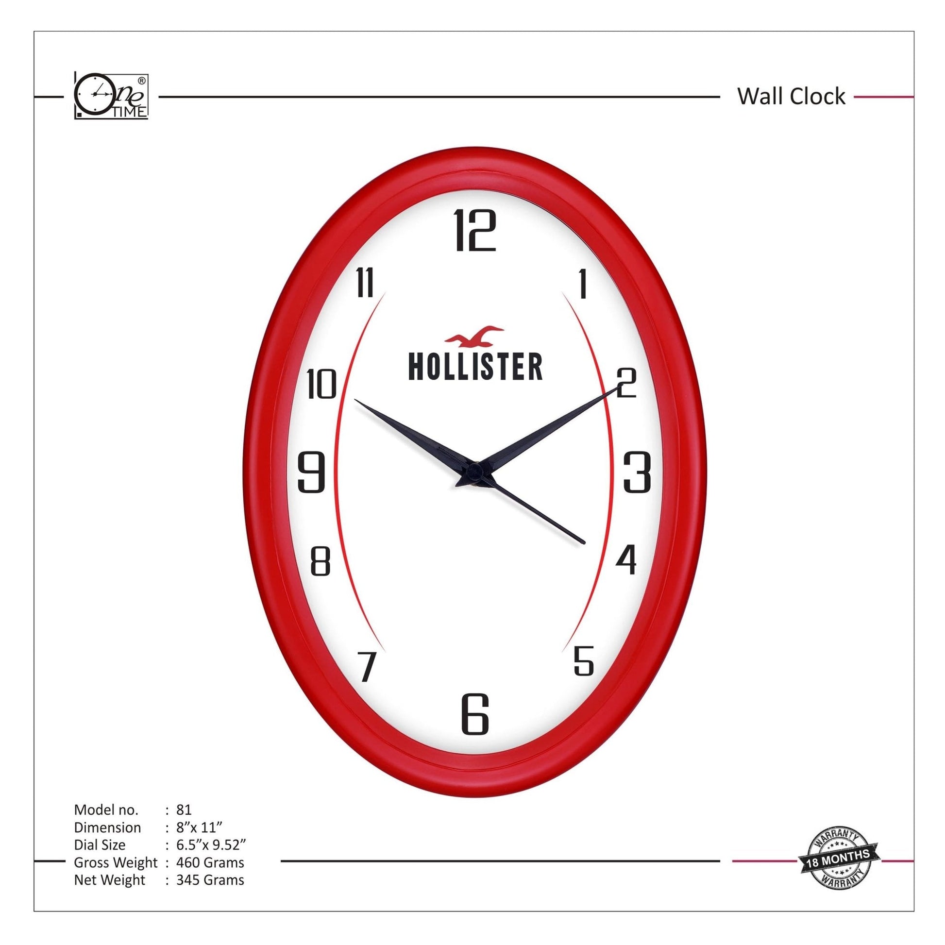 Wall Clock Pattern 81 MARSH Stationery