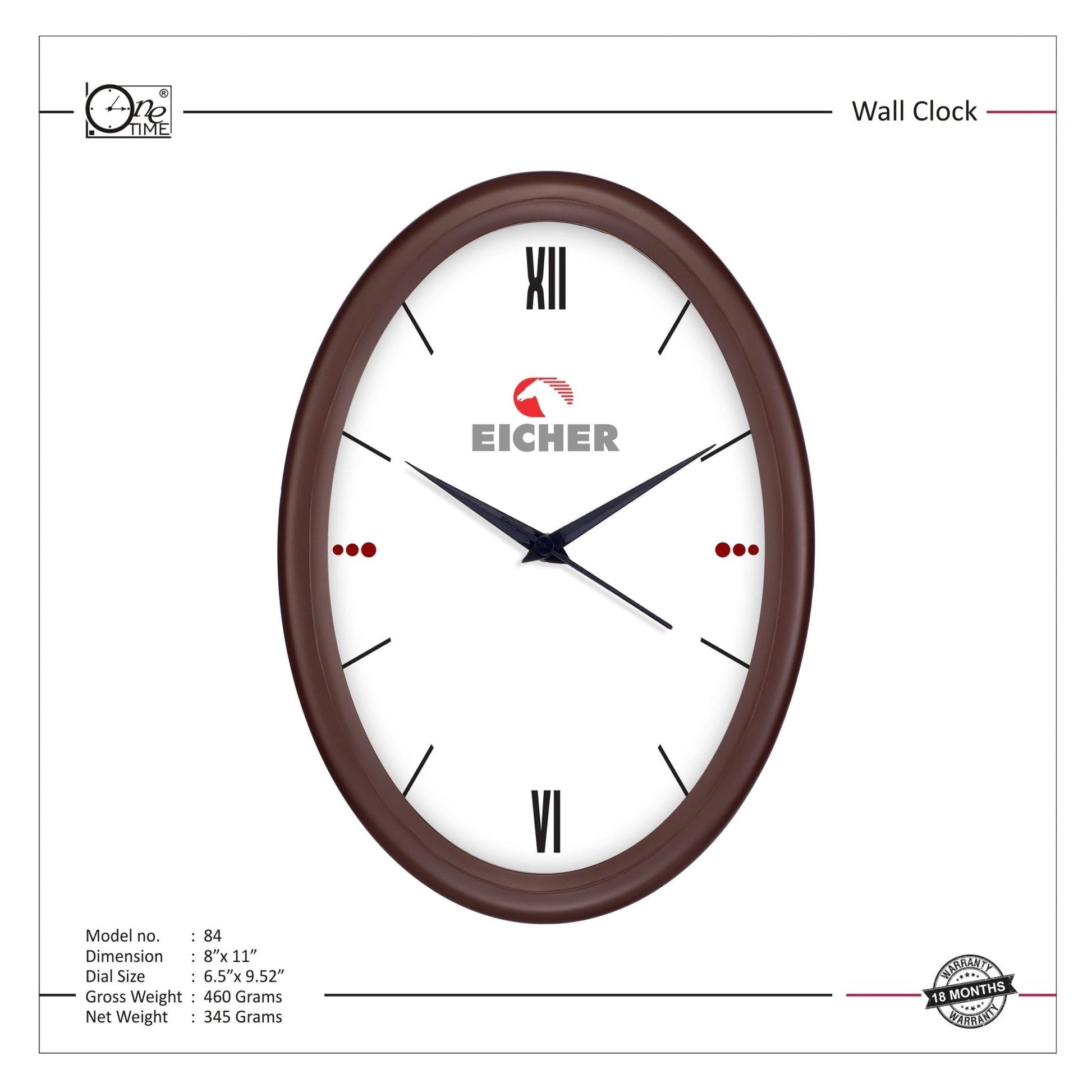 Wall Clock Pattern 84 MARSH Stationery