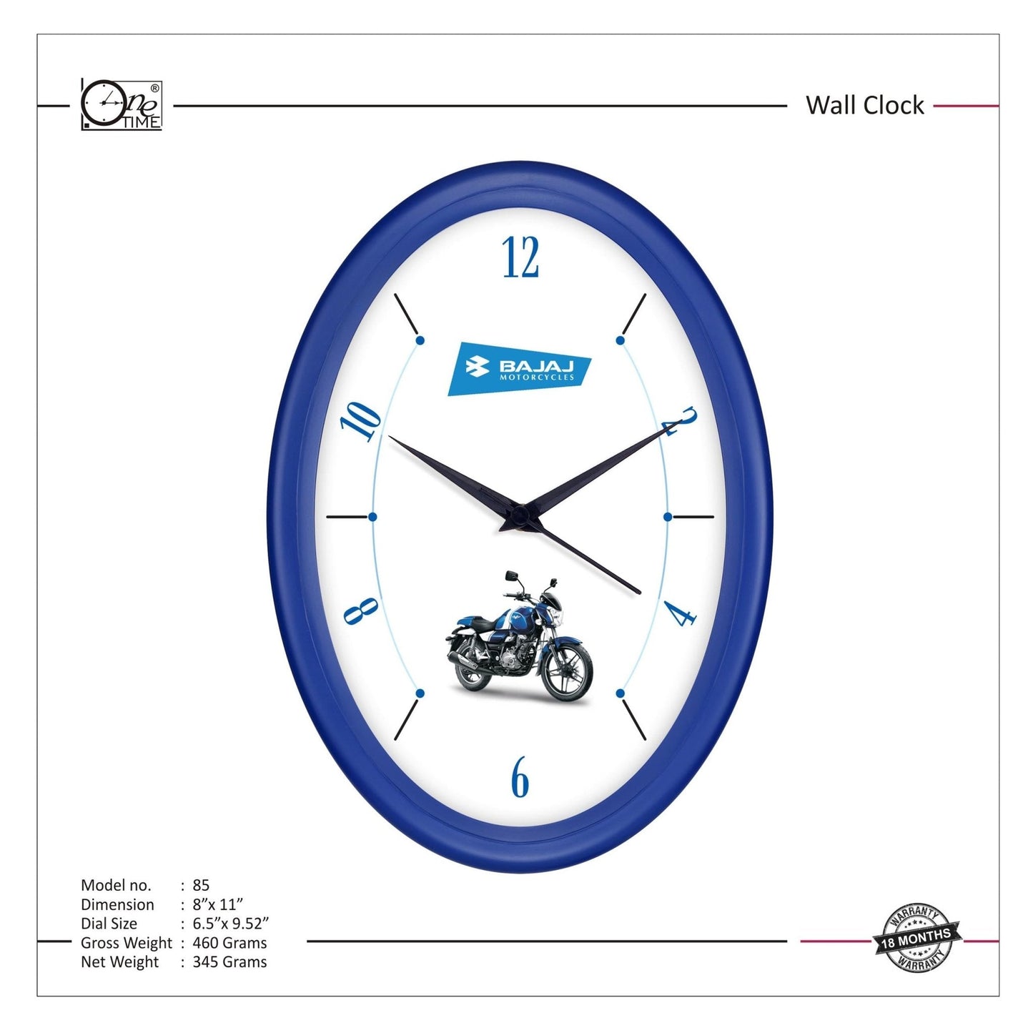 Wall Clock Pattern 85 MARSH Stationery