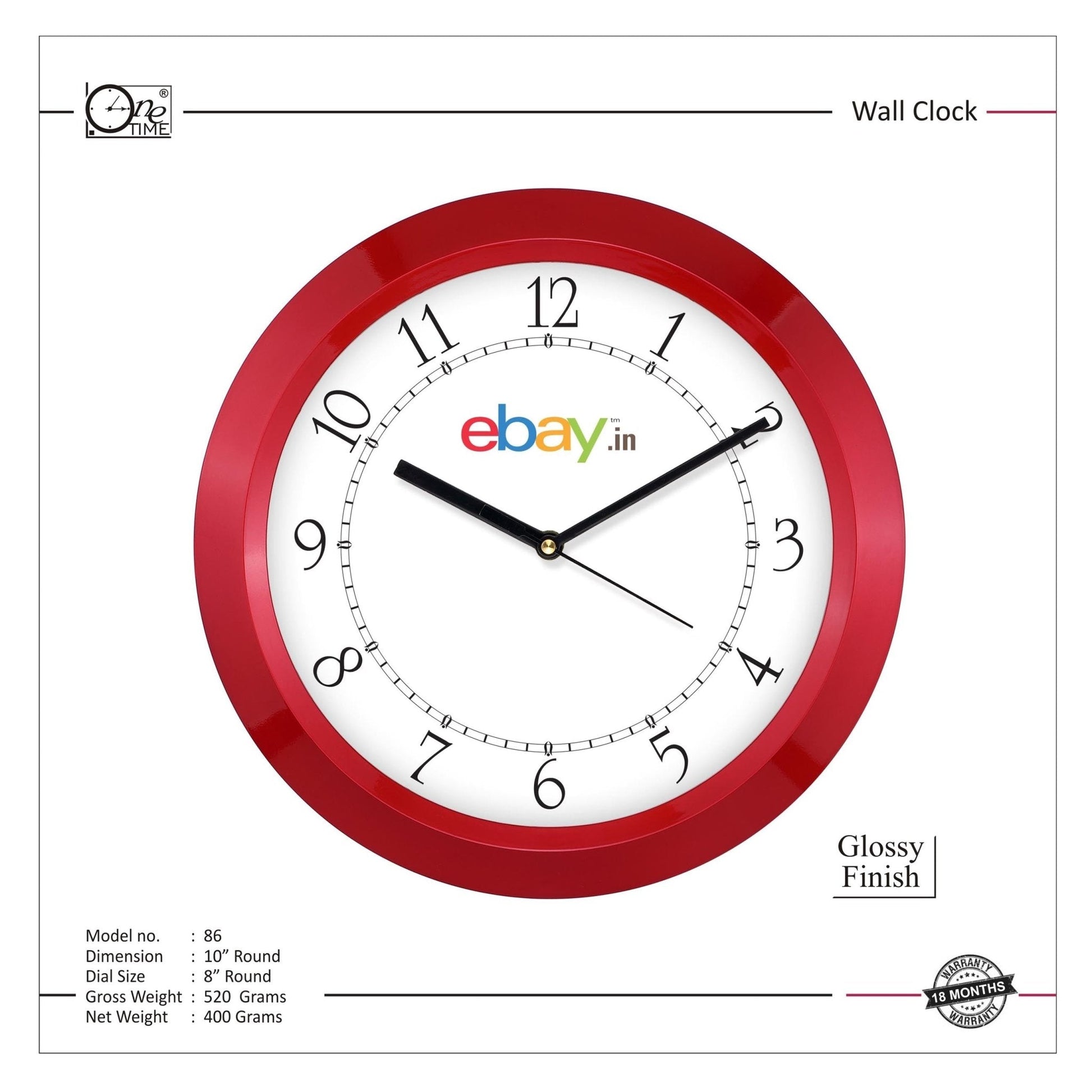 Wall Clock Pattern 86 MARSH Stationery