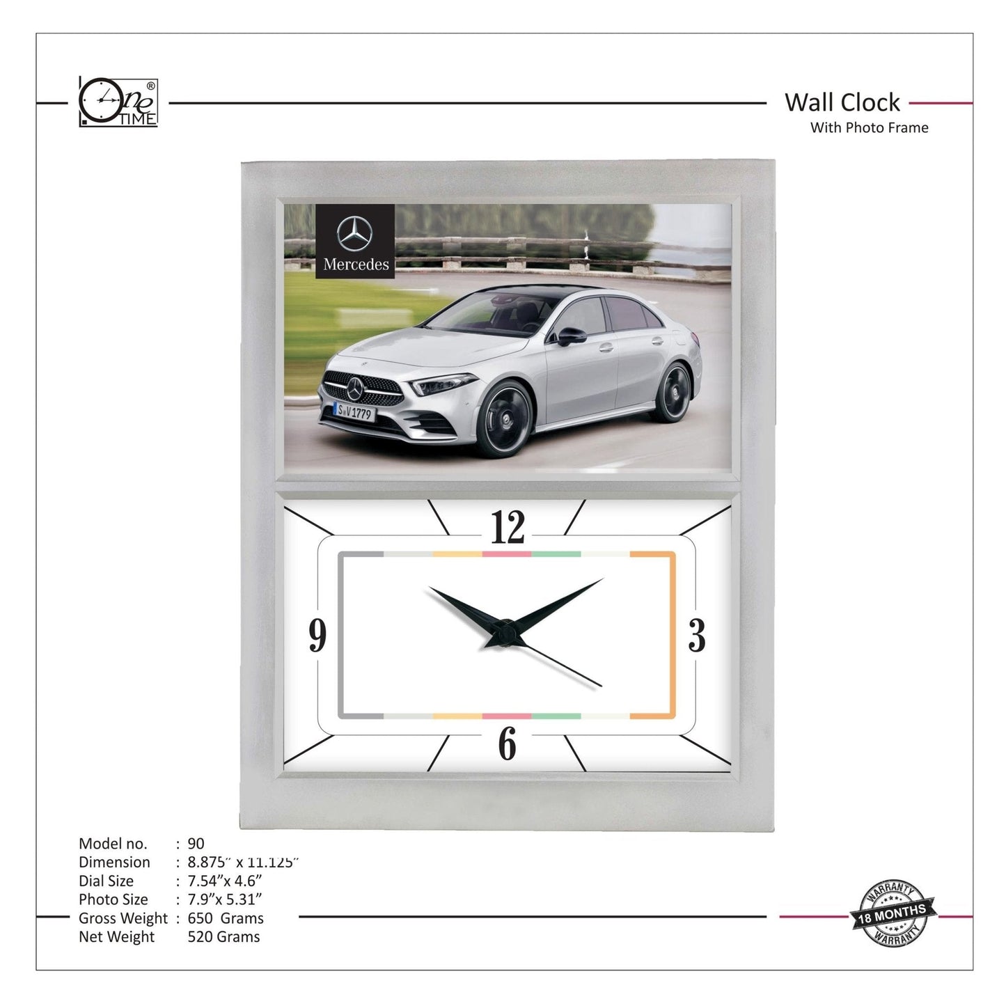 Wall Clock Pattern 90 MARSH Stationery