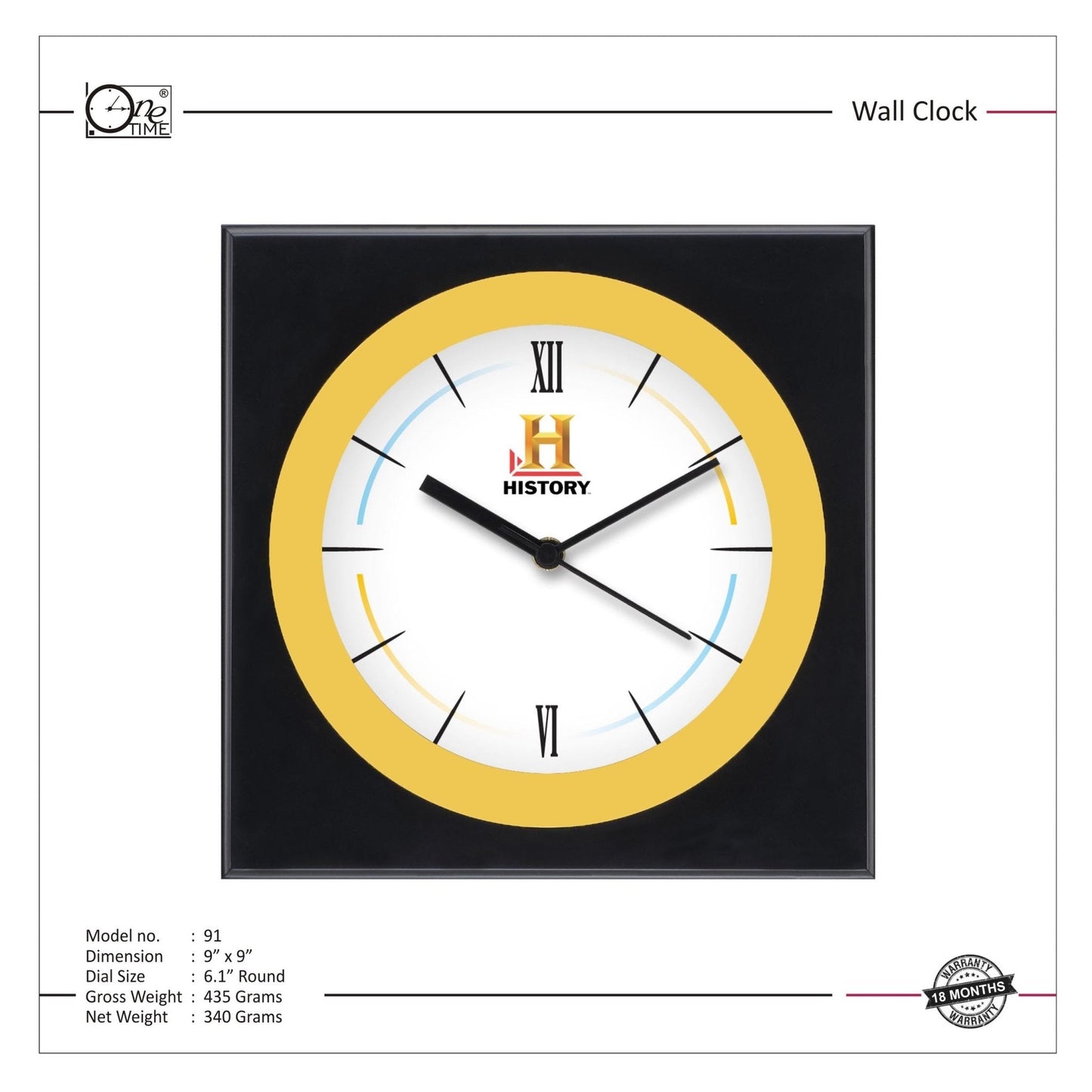 Wall Clock Pattern 91 MARSH Stationery