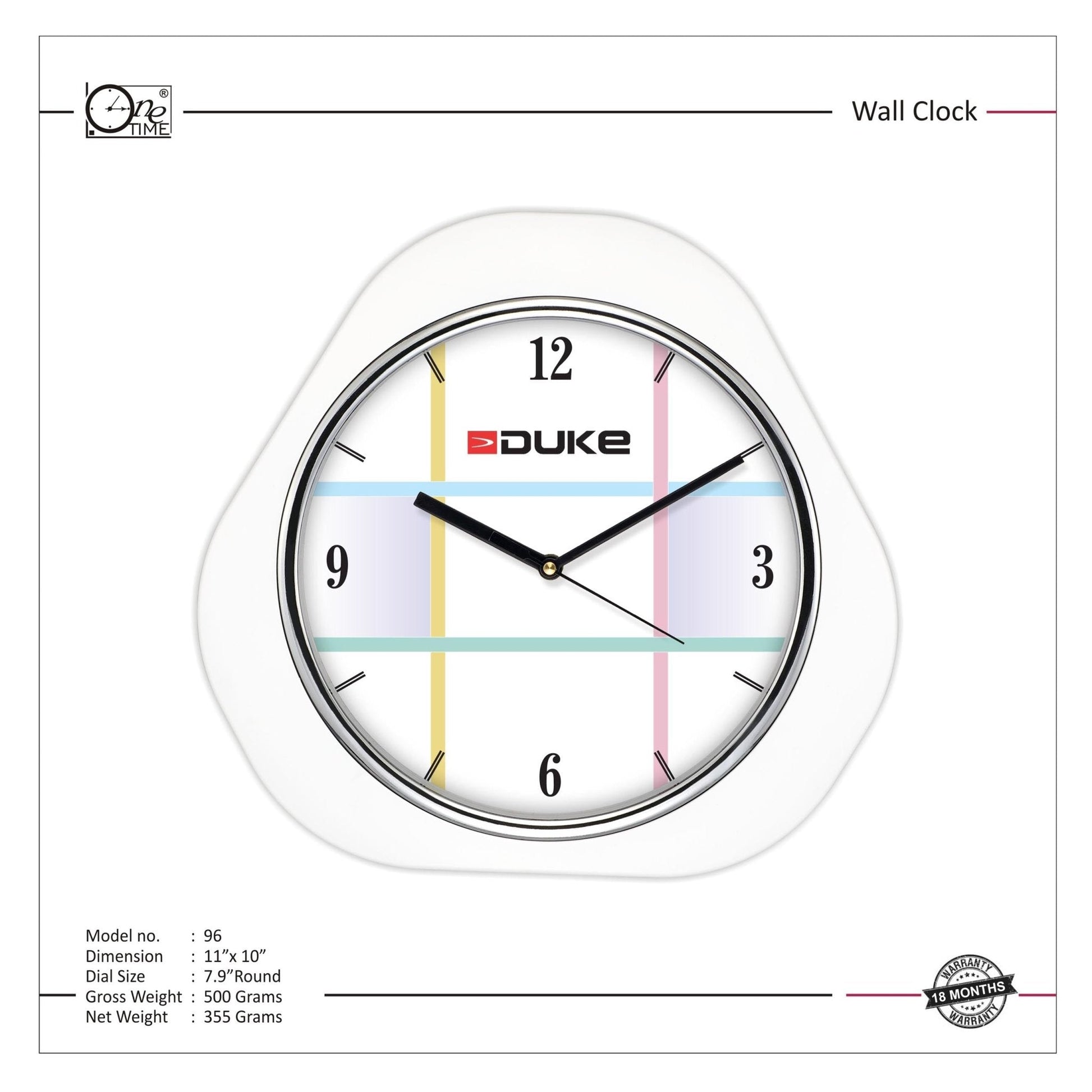 Wall Clock Pattern 96 MARSH Stationery