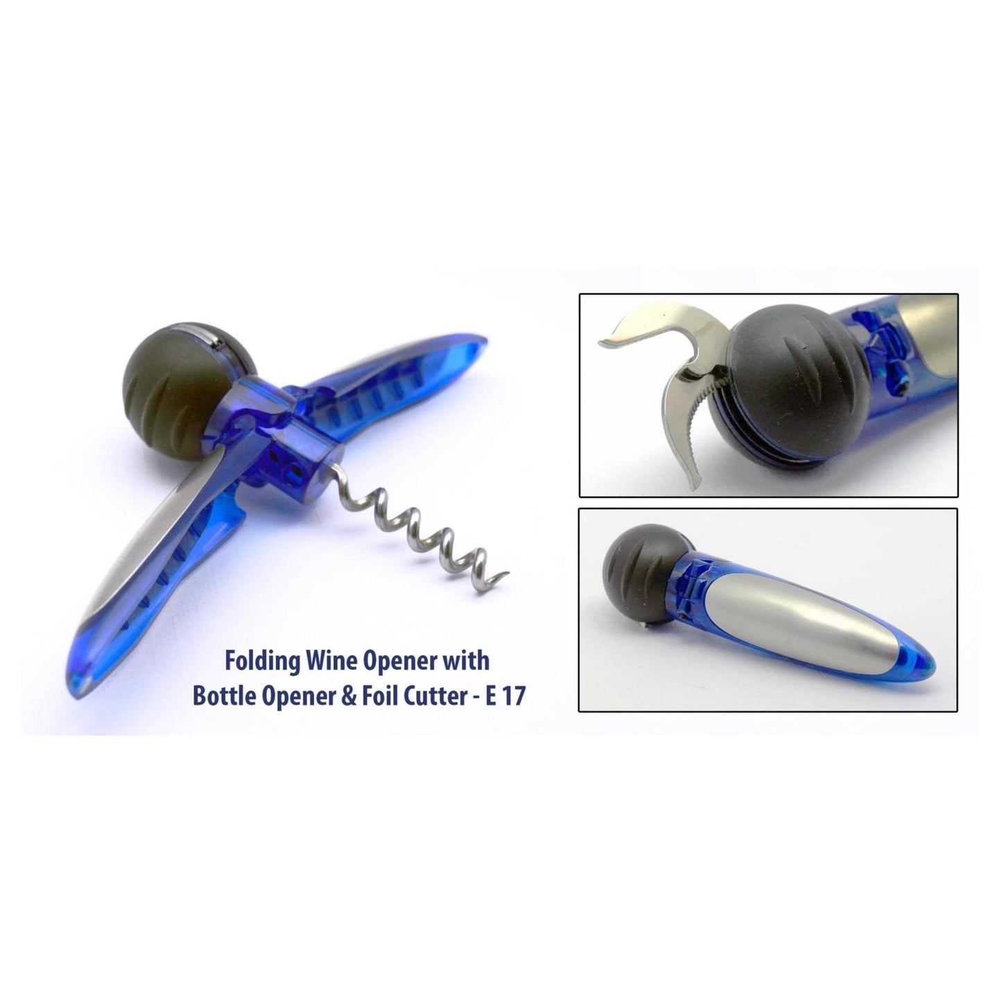 Wine Opener / Bottle Opener With Foil Cutter - E 17 MARSH Corporate gifts