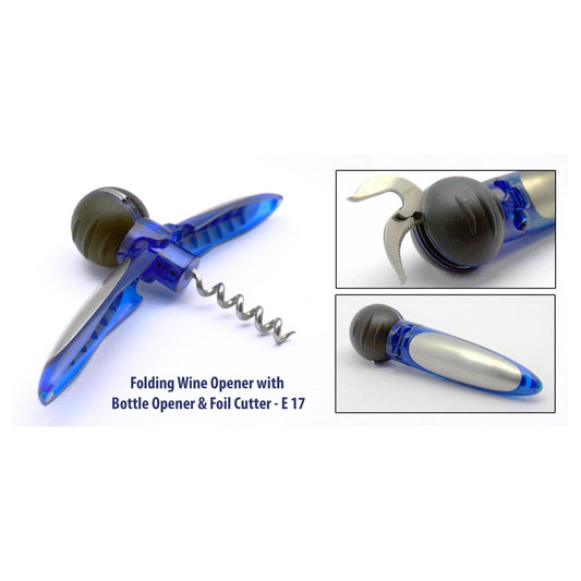 Wine Opener / Bottle Opener With Foil Cutter - E 17 MARSH Corporate gifts