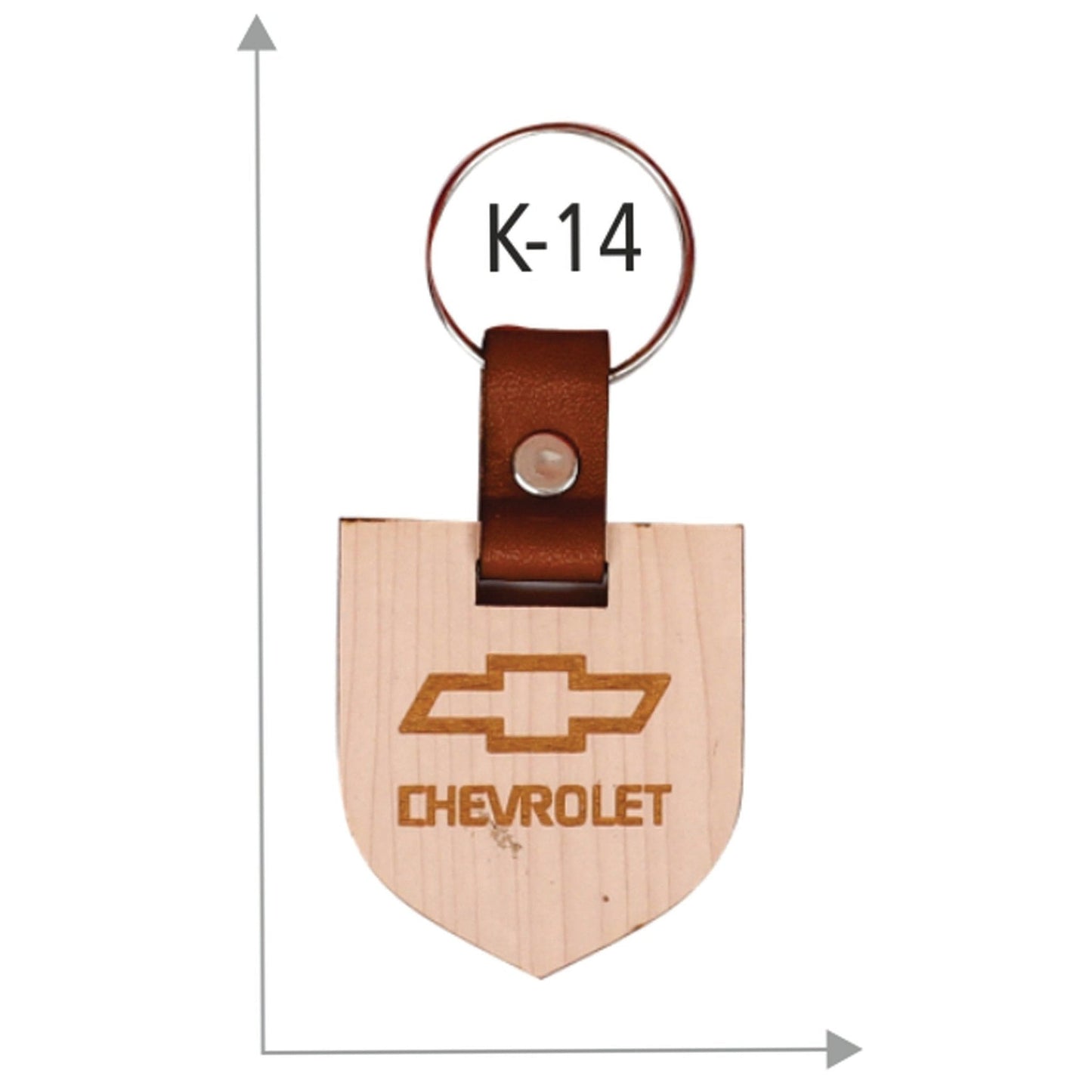Wooden Key Chain - K-14 MARSH Corporate gifts