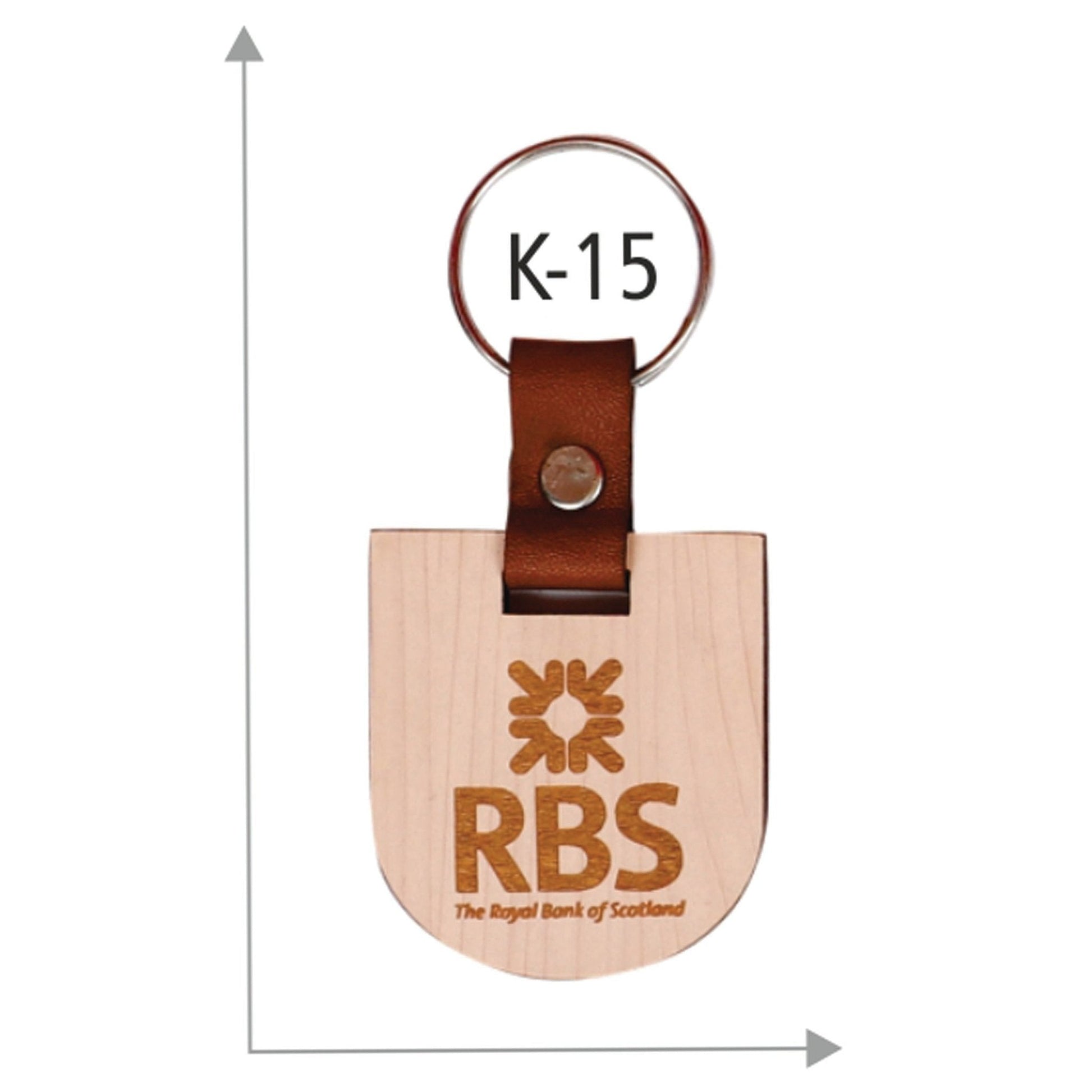 Wooden Key Chain - K-15 MARSH Corporate gifts