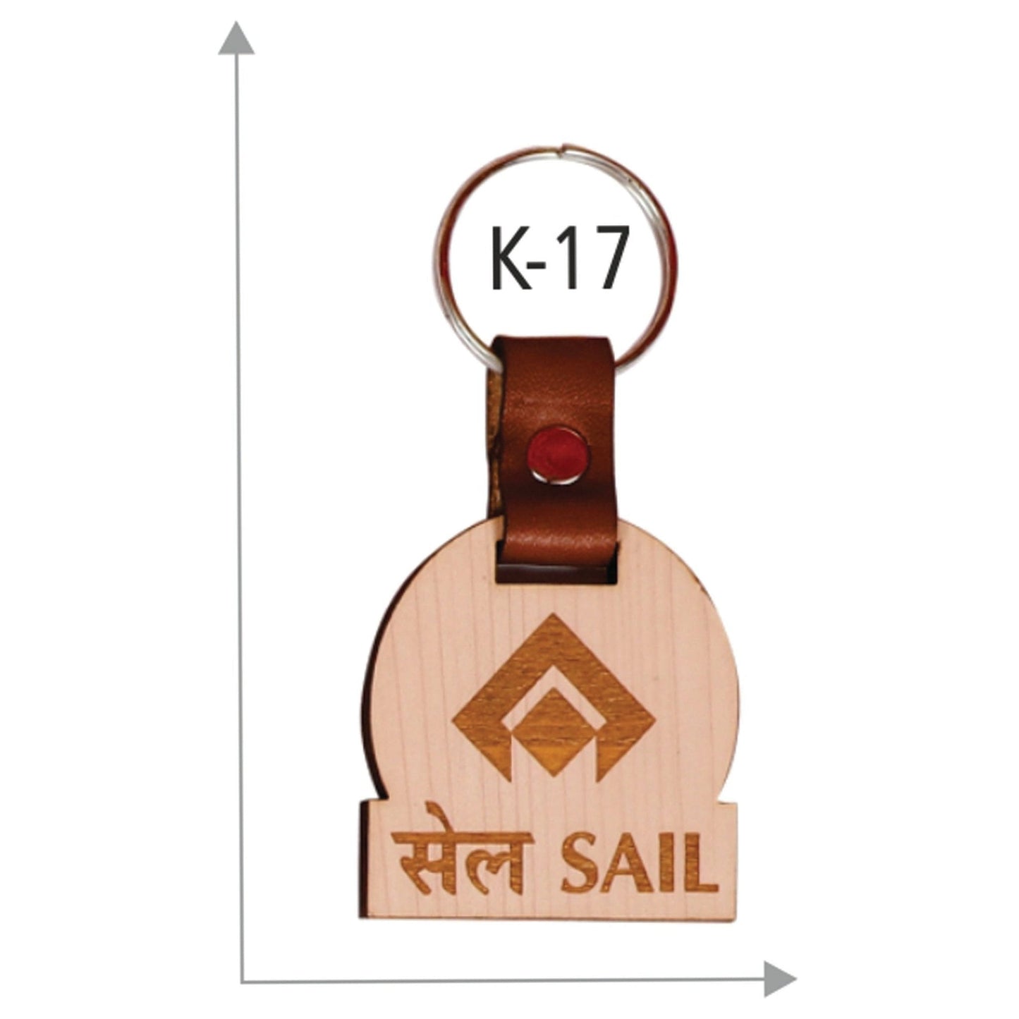 Wooden Key Chain - K-17 MARSH Corporate gifts