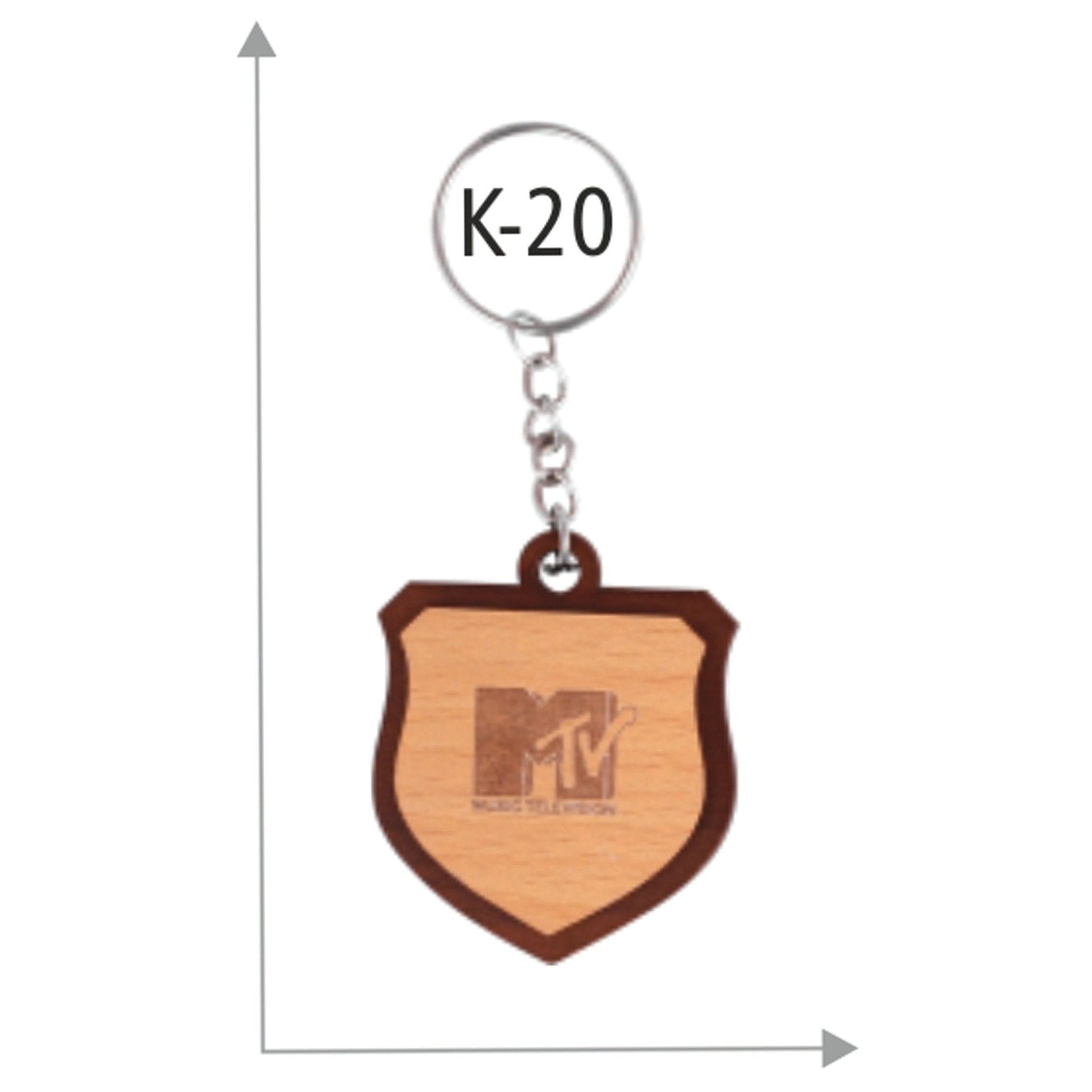 Wooden Key Chain - K-20 MARSH Corporate gifts