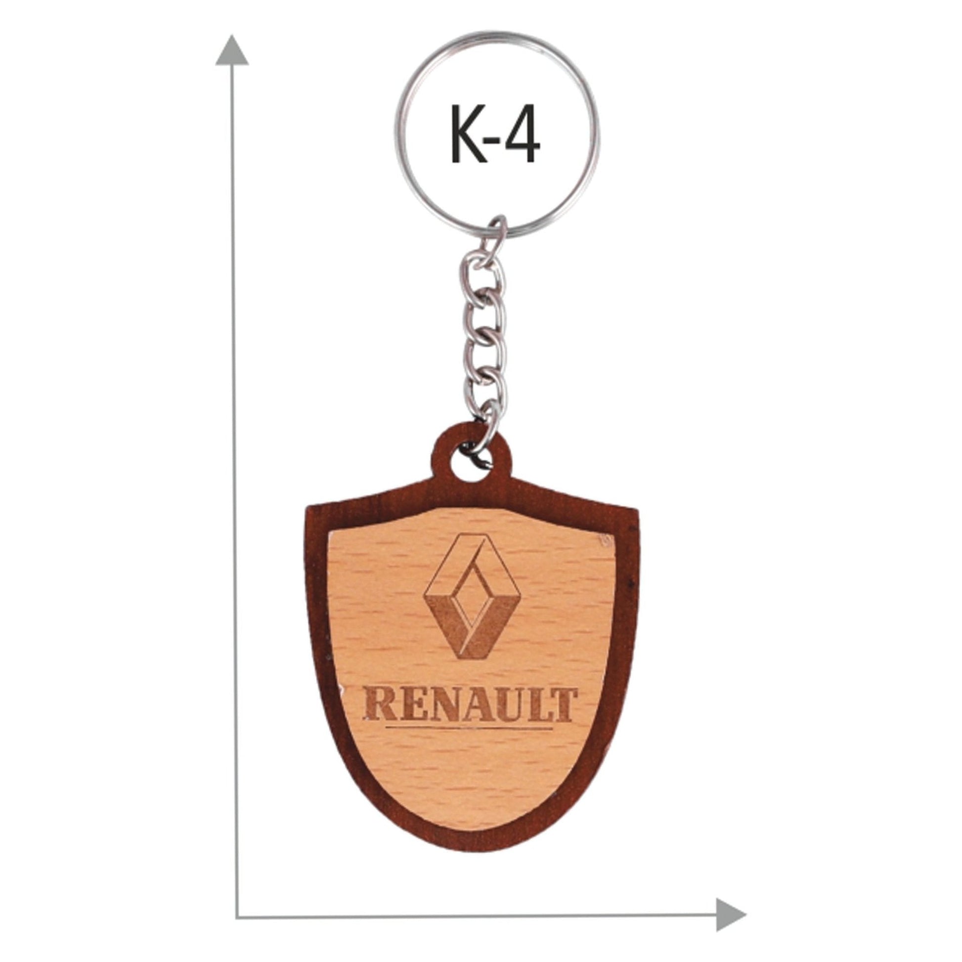 Wooden Key Chain - K-4 MARSH Corporate gifts