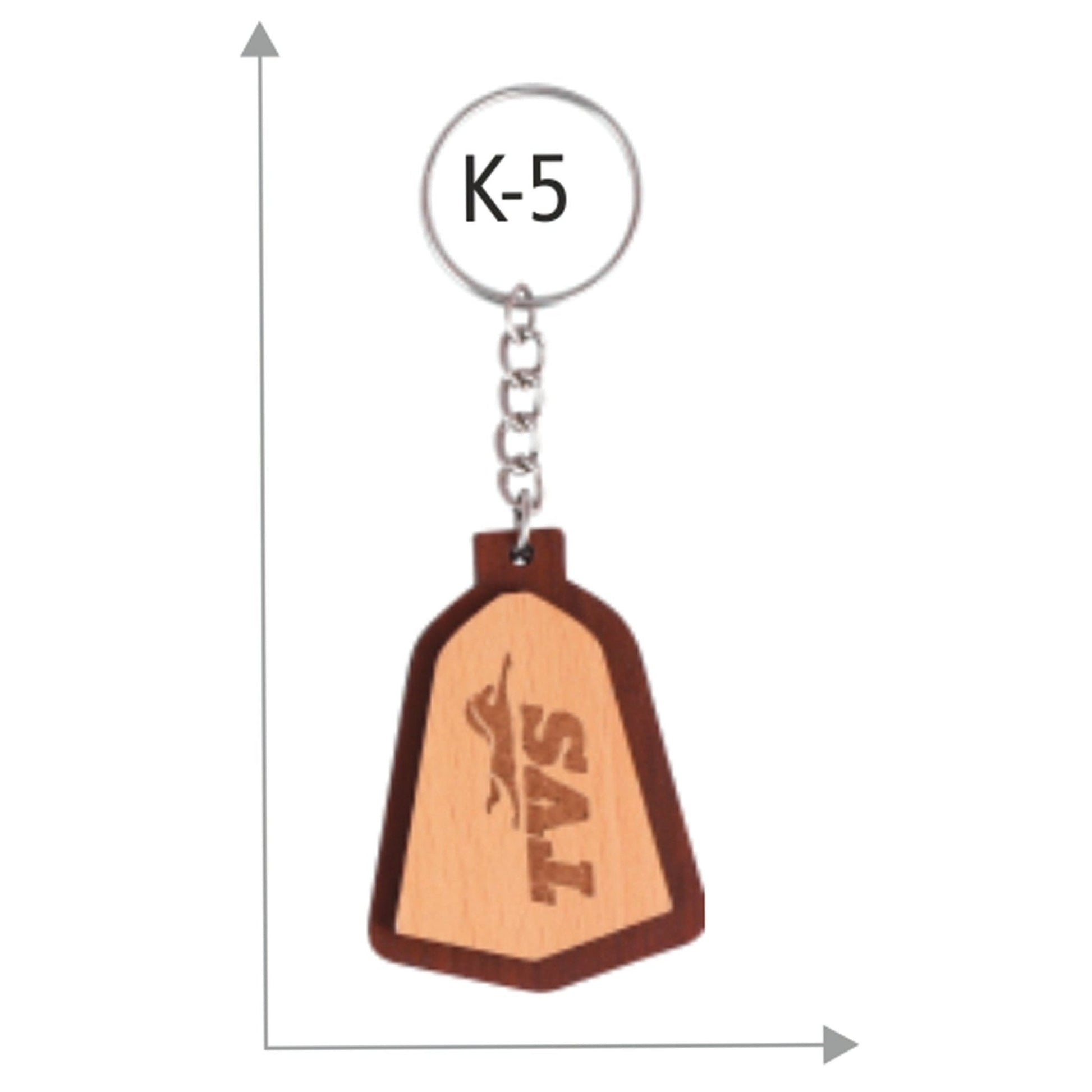 Wooden Key Chain - K-5 MARSH Corporate gifts