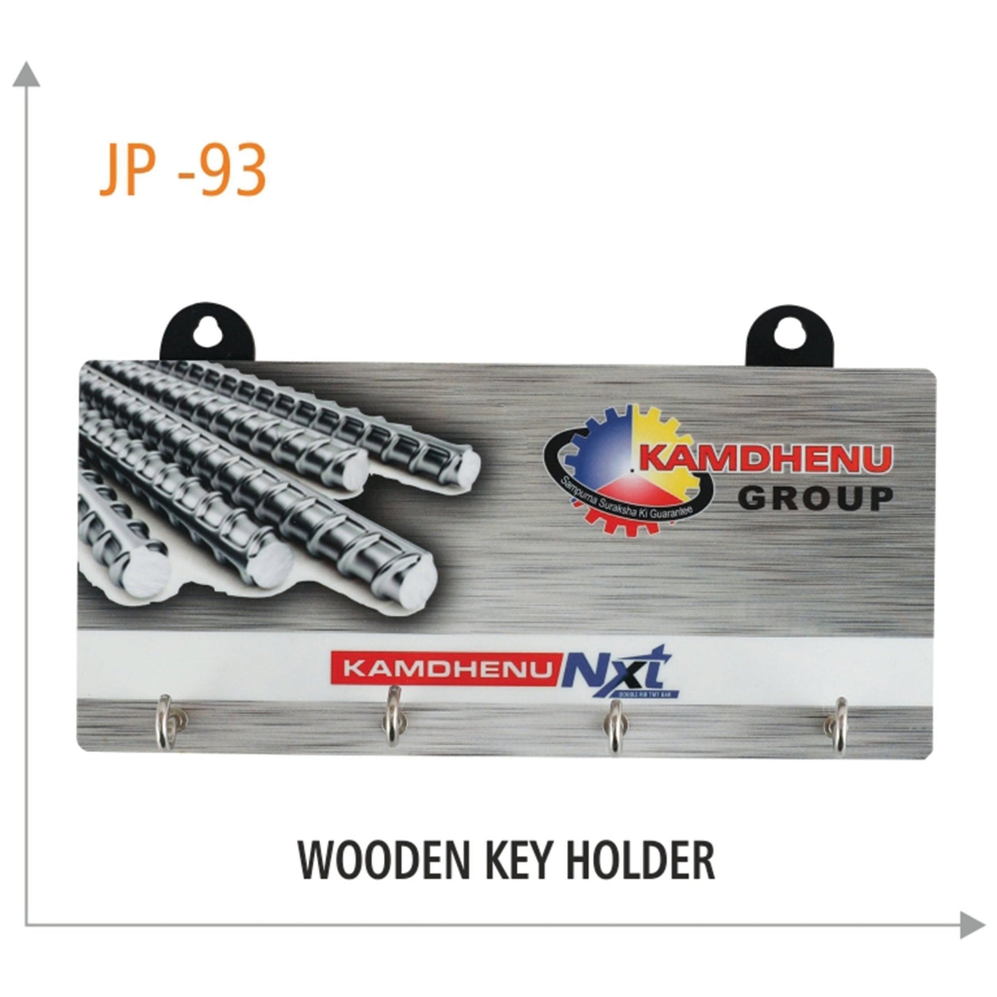 Wooden Key Holder - JP 93 MARSH Corporate gifts