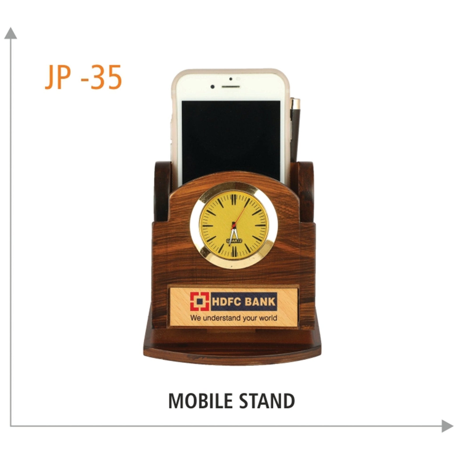 Wooden Mobile stand - JP 35 MARSH Corporate gifts