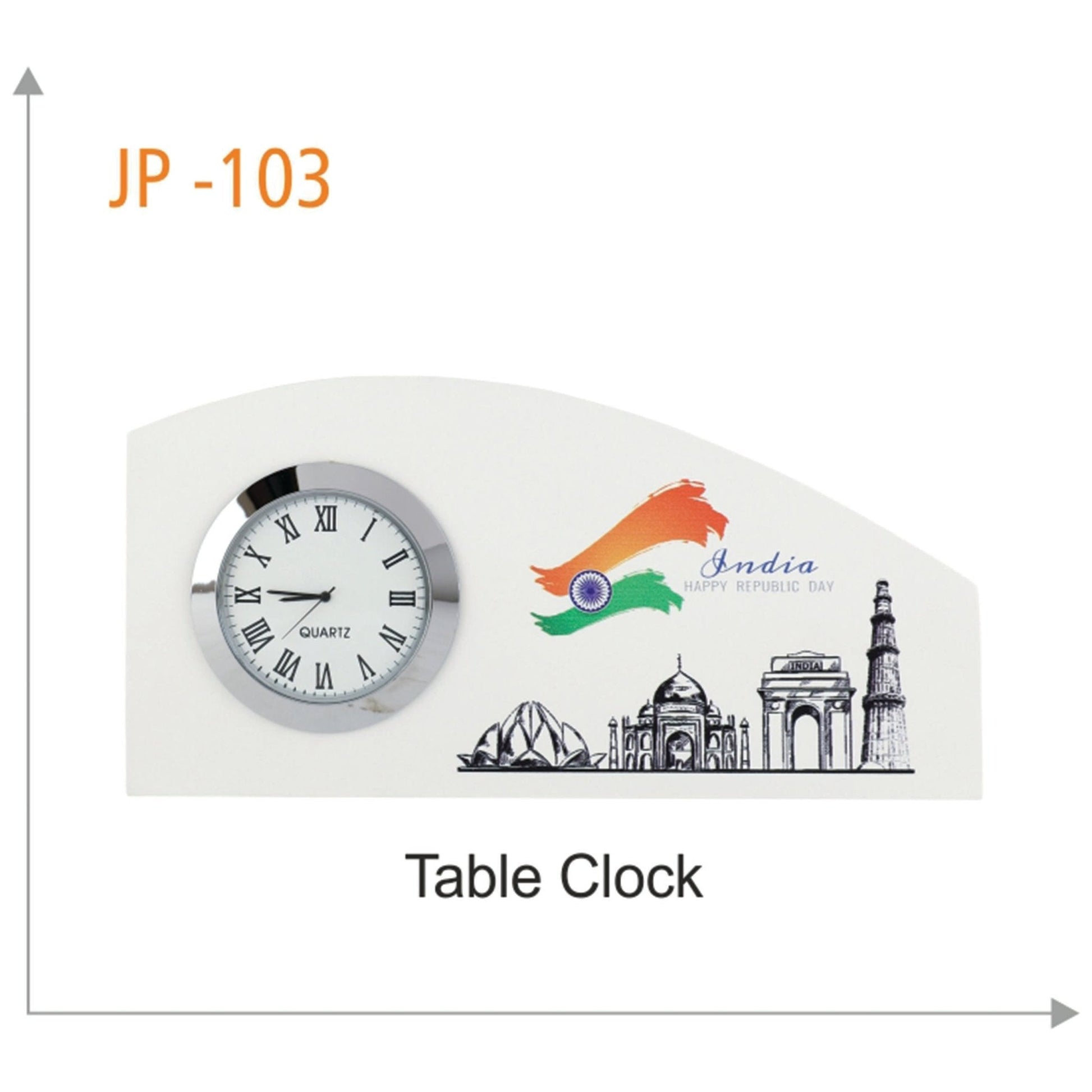 Wooden Table Clock -JP 103 MARSH Corporate gifts