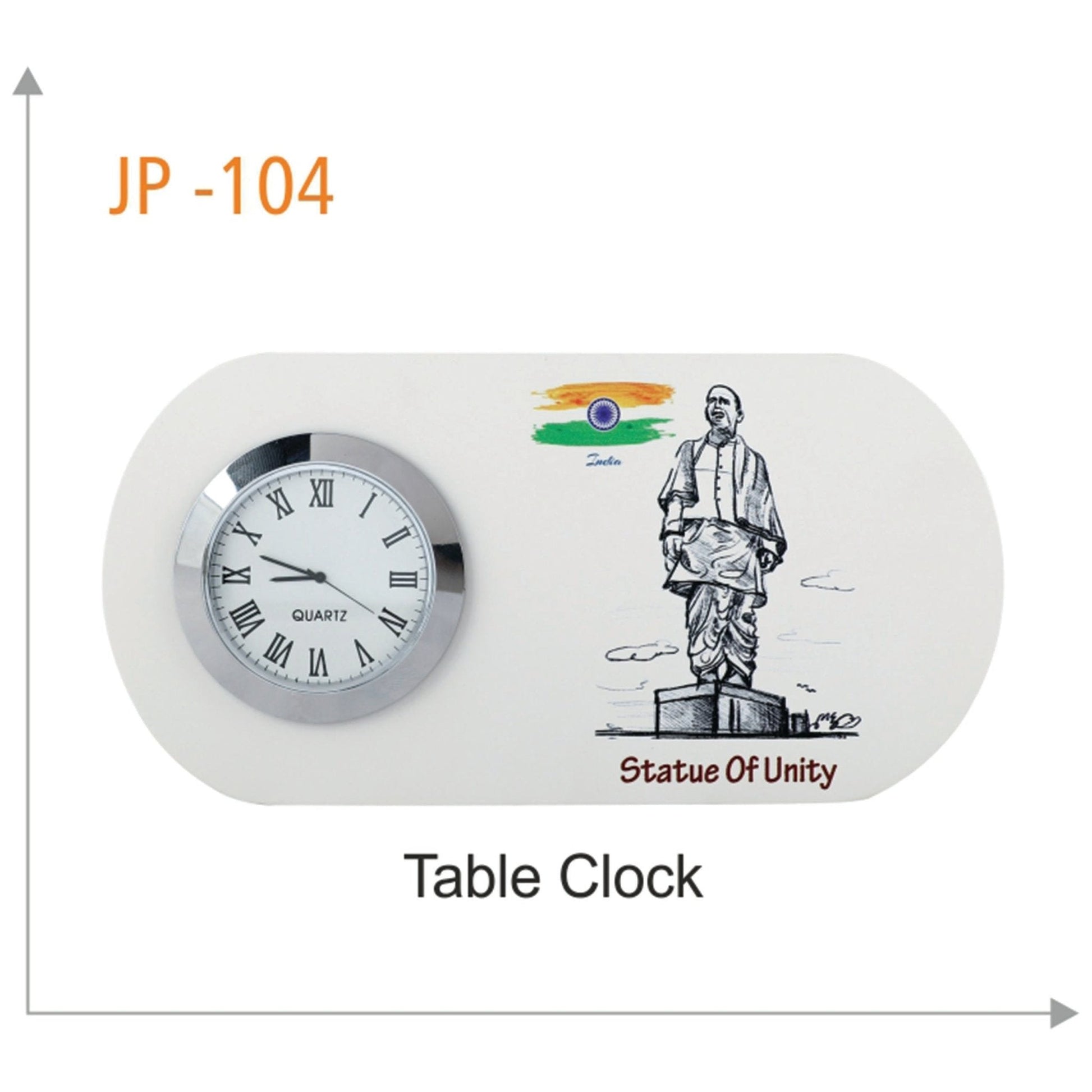 Wooden Table Clock -JP 104 MARSH Corporate gifts