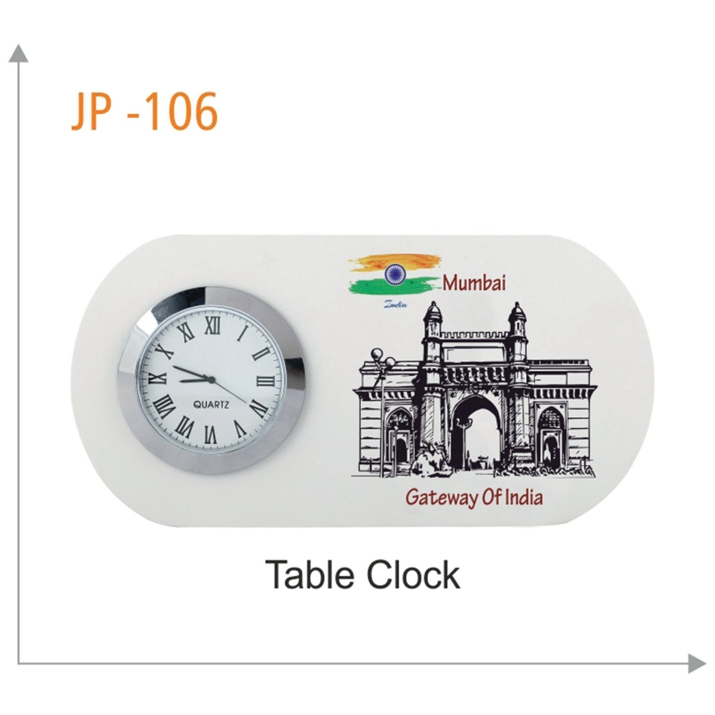Wooden Table Clock -JP 106 MARSH Corporate gifts