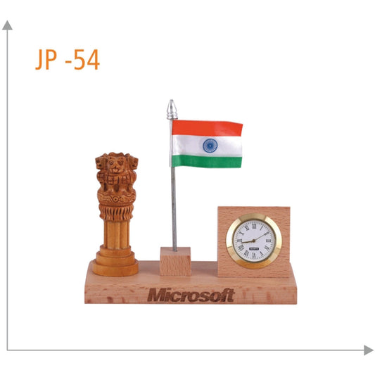 Wooden Table Clock - JP 54 MARSH Corporate gifts