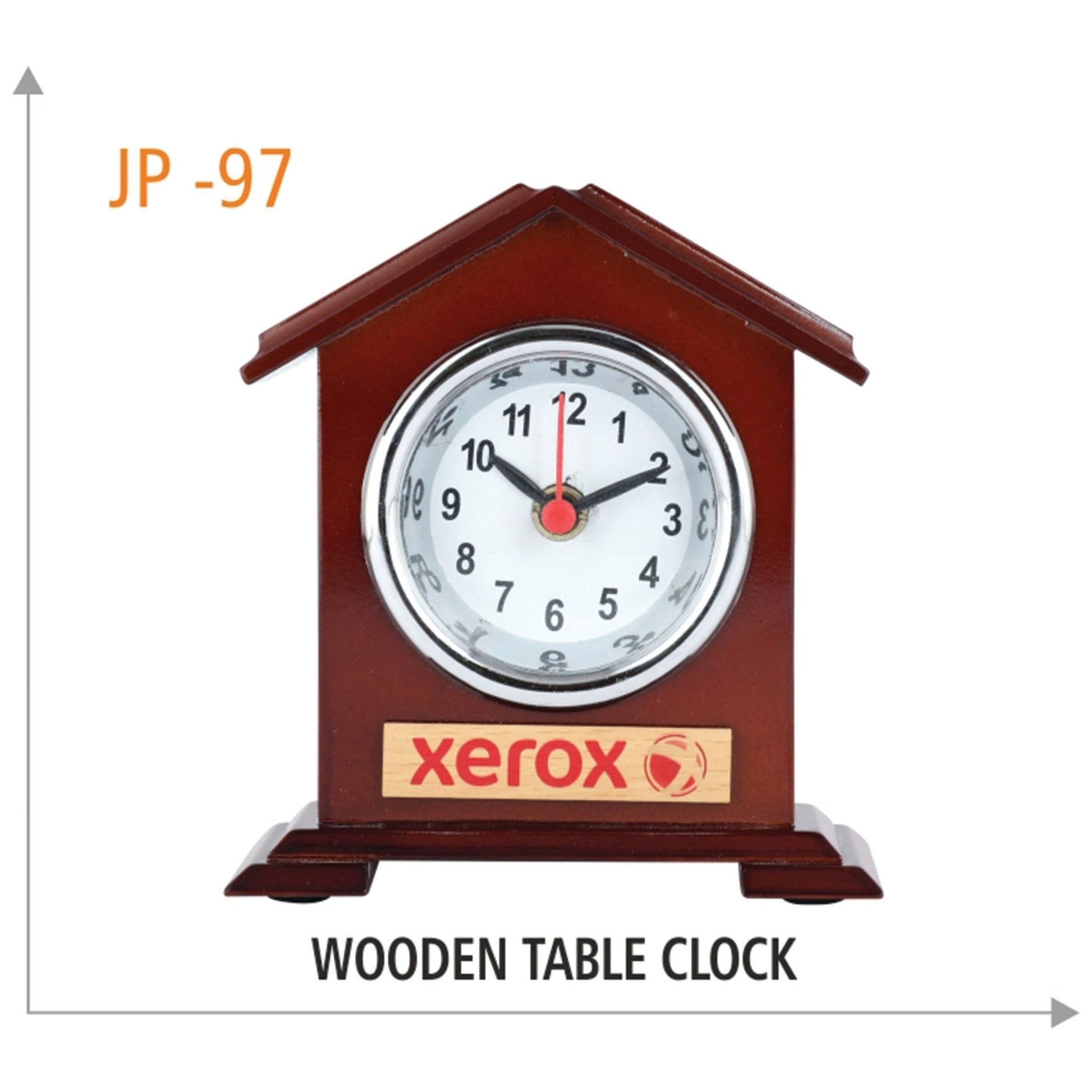 Wooden Table Clock - JP 97 MARSH Corporate gifts
