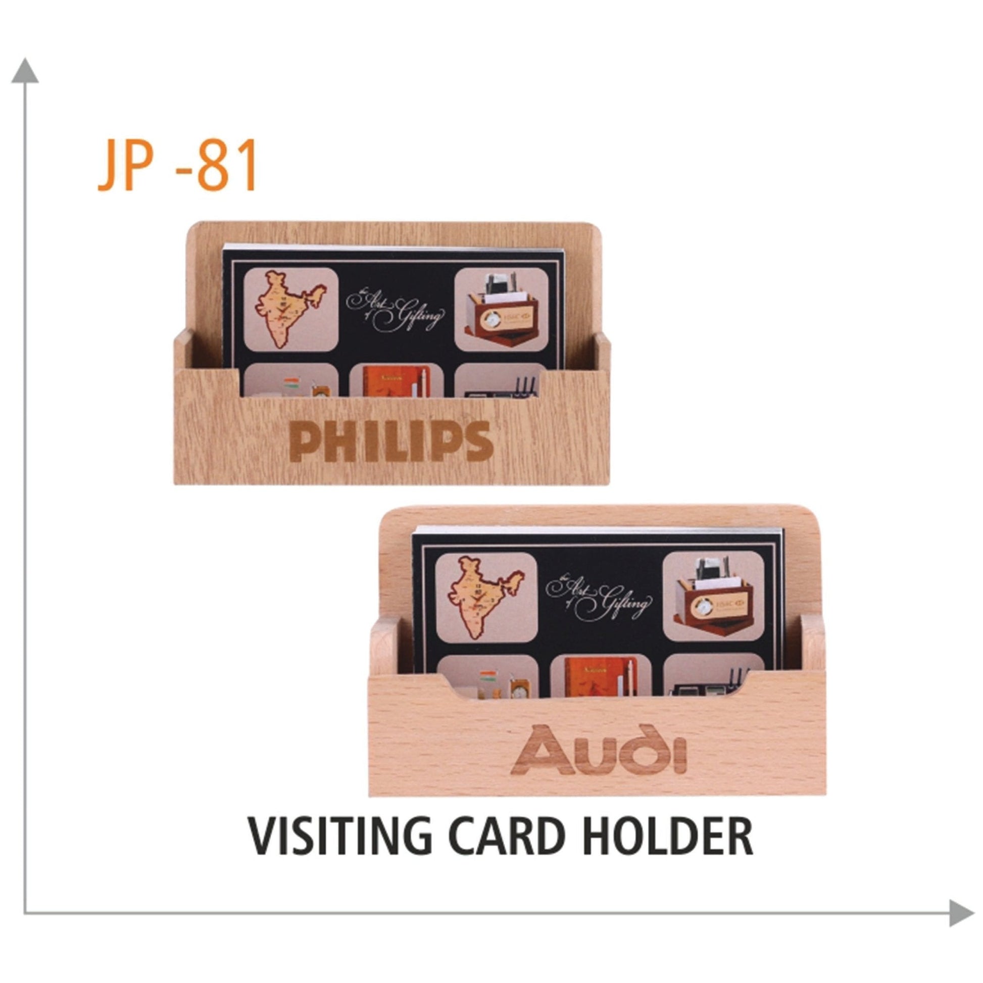 Wooden Visiting Card Holder - JP 81 MARSH Corporate gifts