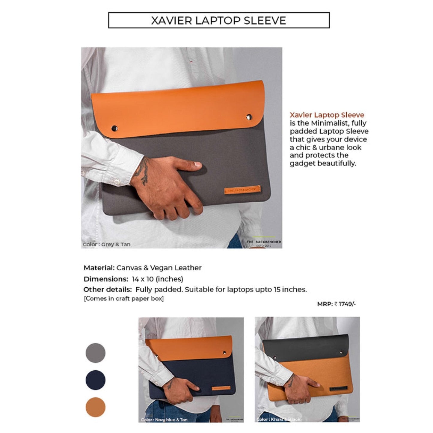 XAVIER LAPTOP SLEEVE MARSH Corporate gifts