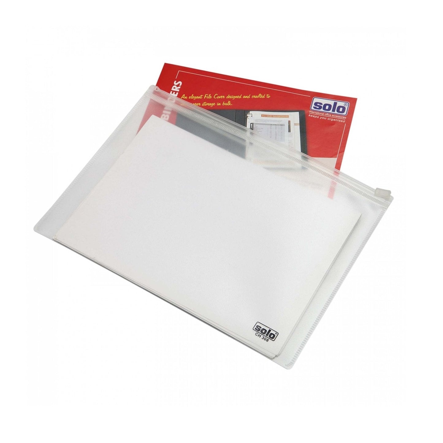 Zipper Document Bag - A4 (CH308), Pack of 10 MARSH Stationery
