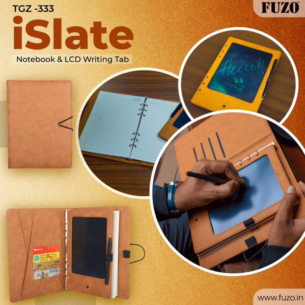 iSlate Notebook with LCD Writing Tab - TGZ-333