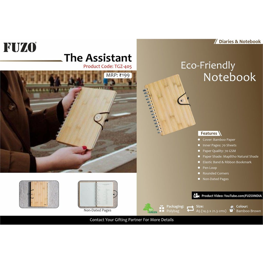 The Assistance Eco-Friendly Notebook - TGZ-405