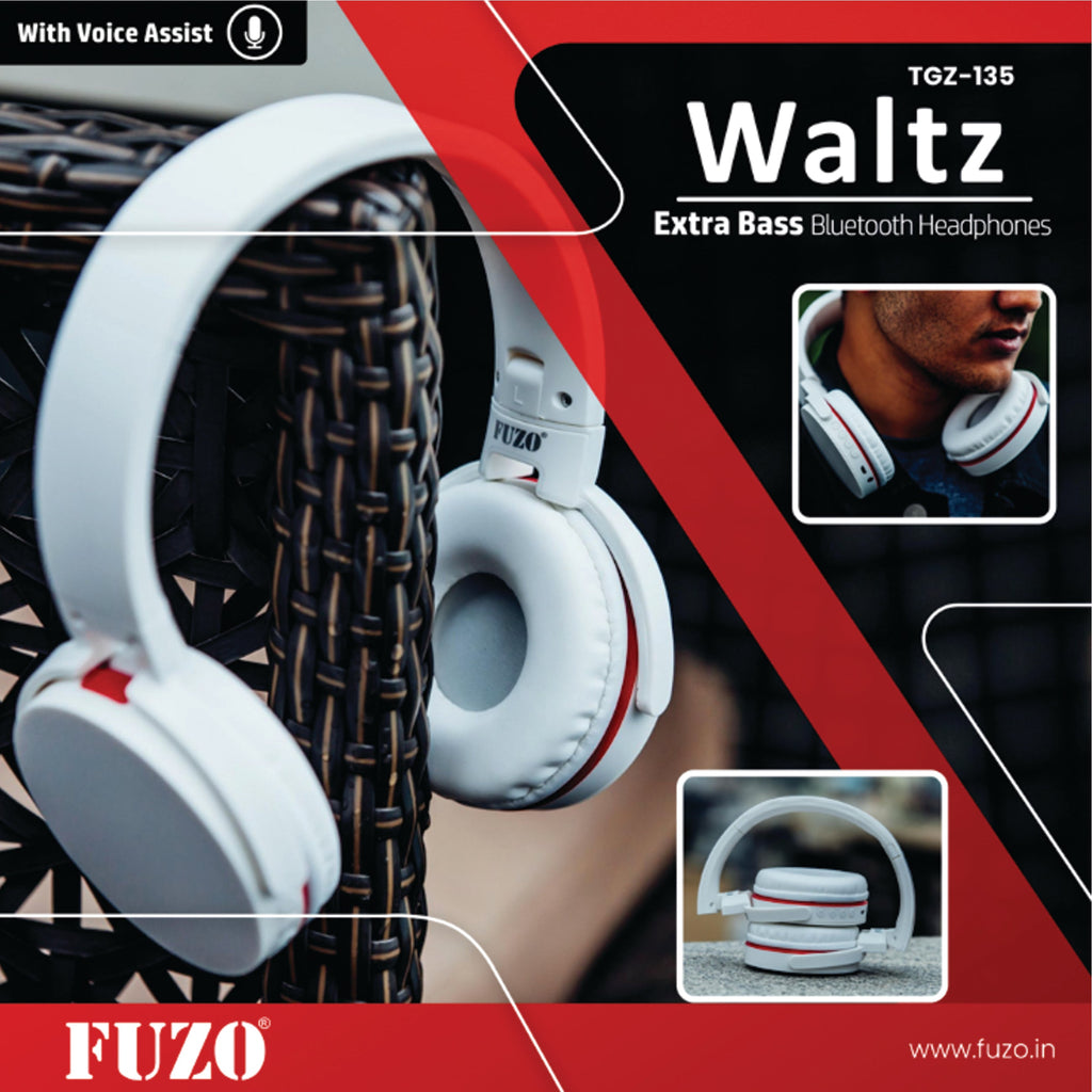Waltz Bluetooth Headphones with Voice Assist - TGZ-135