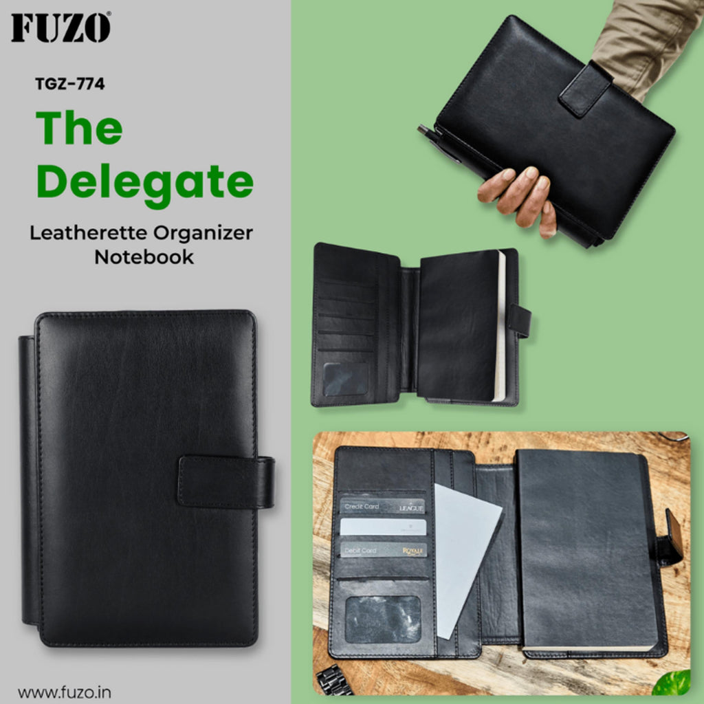The Delegate Leatherette Organizer Notebook - TGZ-774