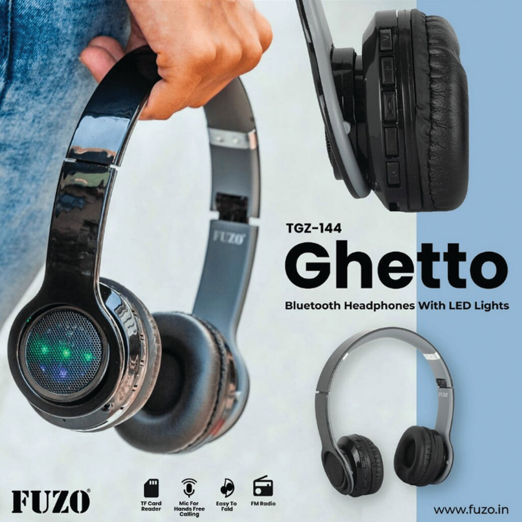 Ghetto Bluetooth Headphone with LED Light - TGZ-144