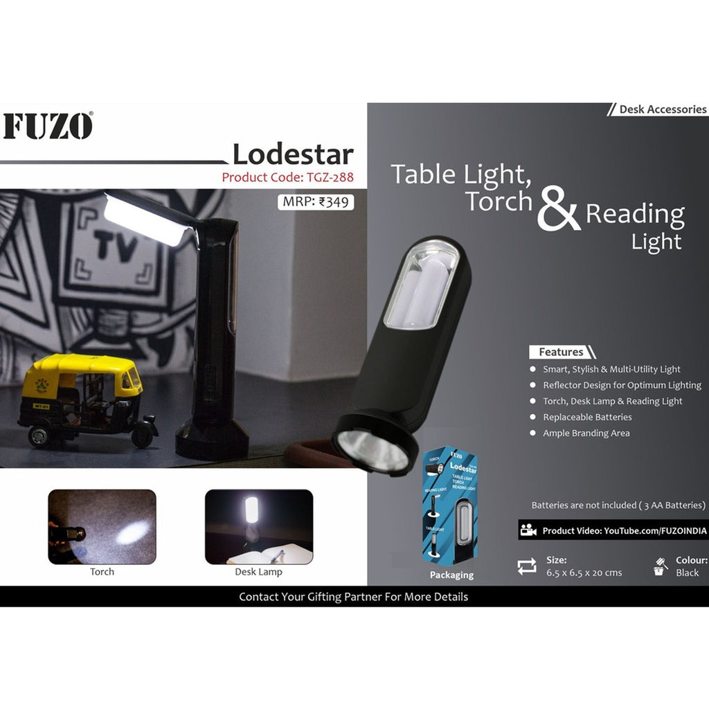 Lodestar table Light, Torch & Reading Light - TGZ- 288