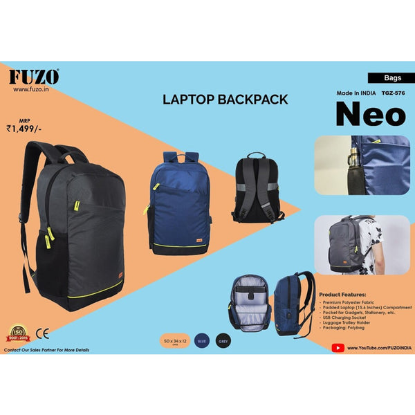 Neo Laptop Backpack - TGZ-576