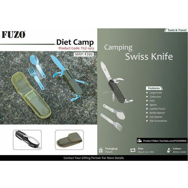 Diet Camp Camping Swiss Knife - TGZ-1413