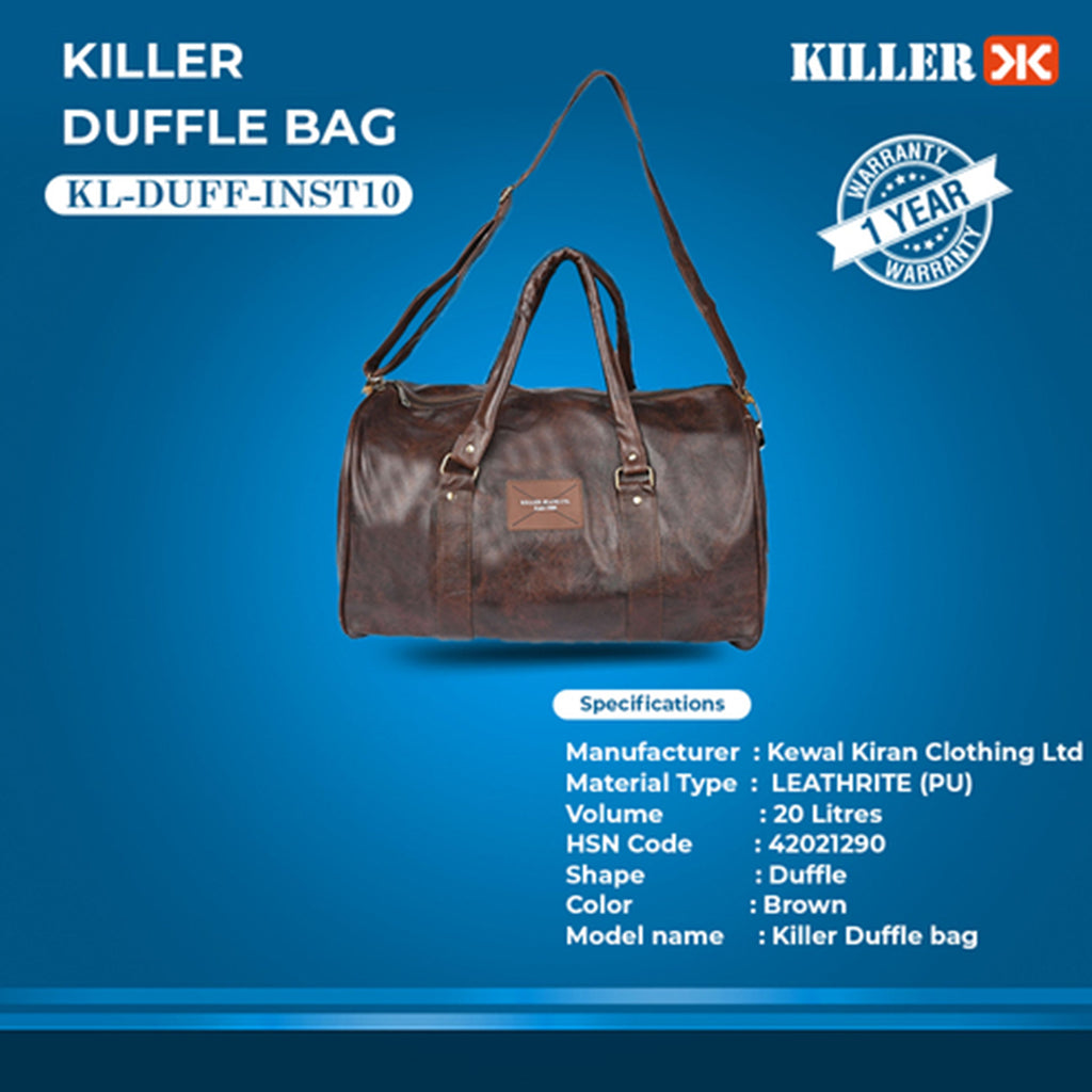 Killer duffle best sale travel bag