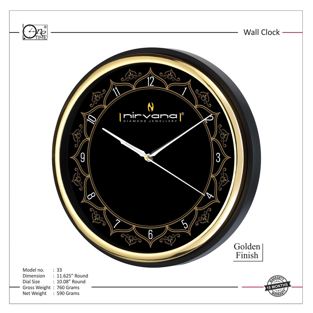 Wall Clock Pattern 33