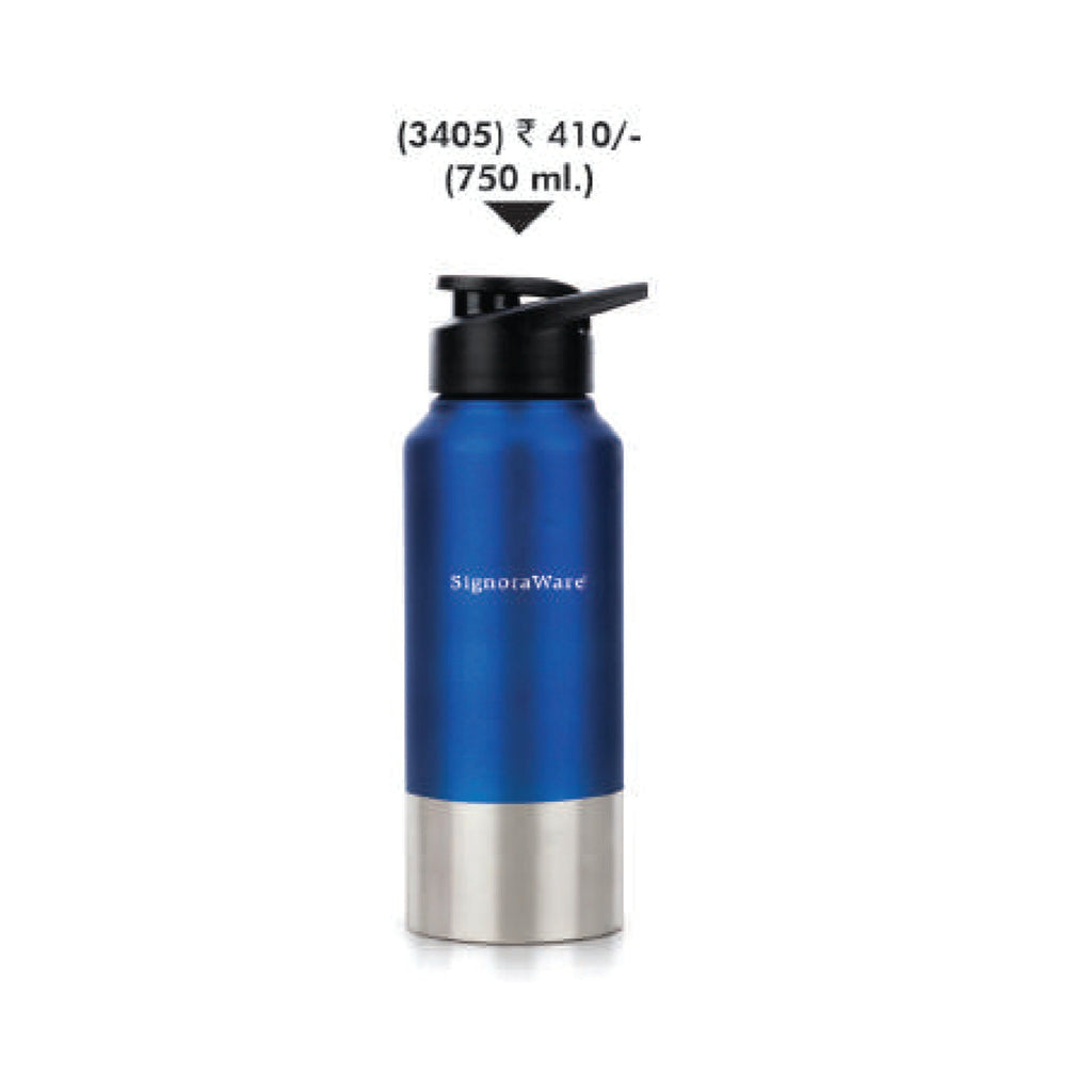 Signora Ware Aqua Steel Dual tone Water Bottle - 3405